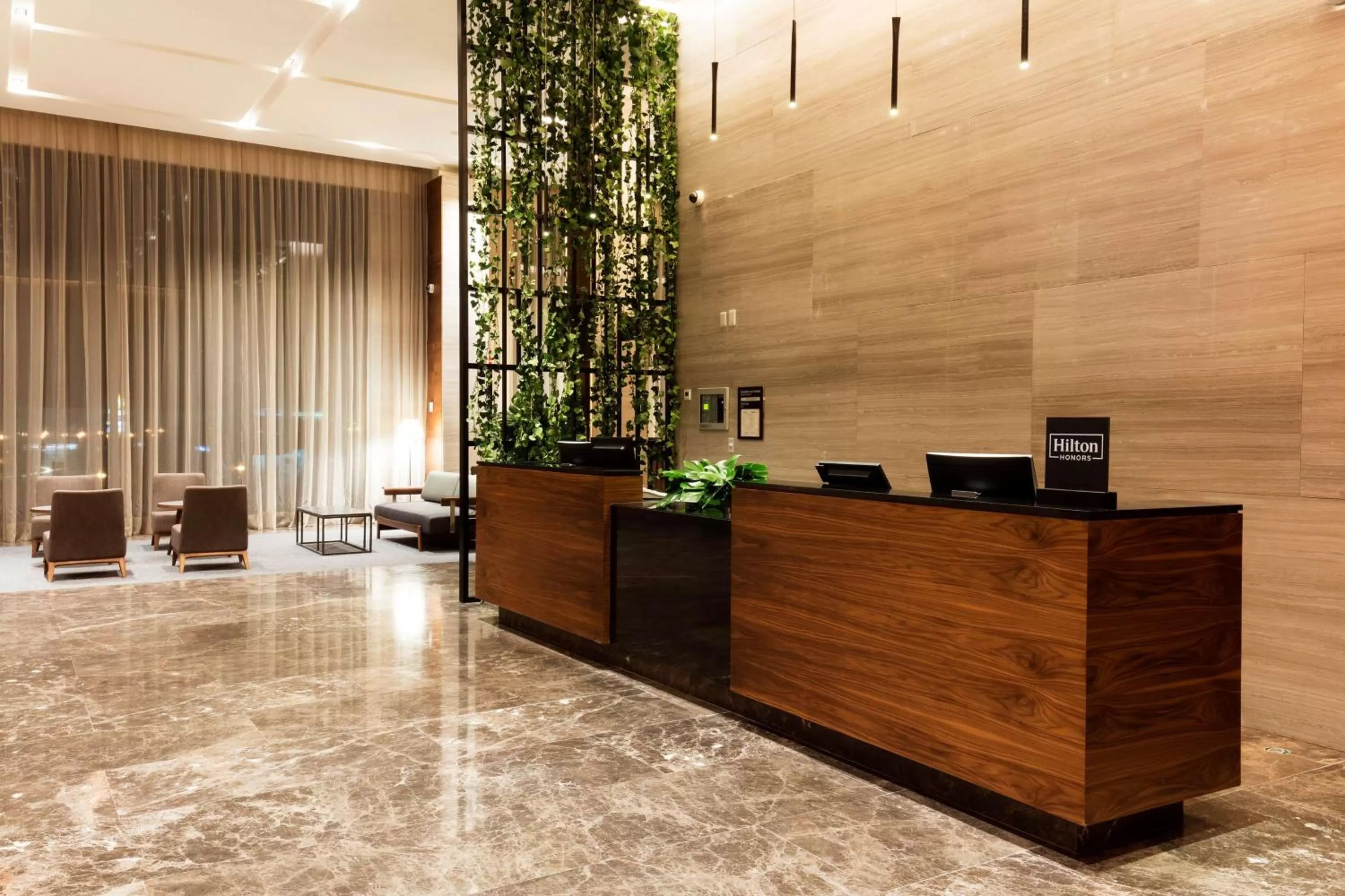 Lobby or reception in Hilton Garden Inn Merida