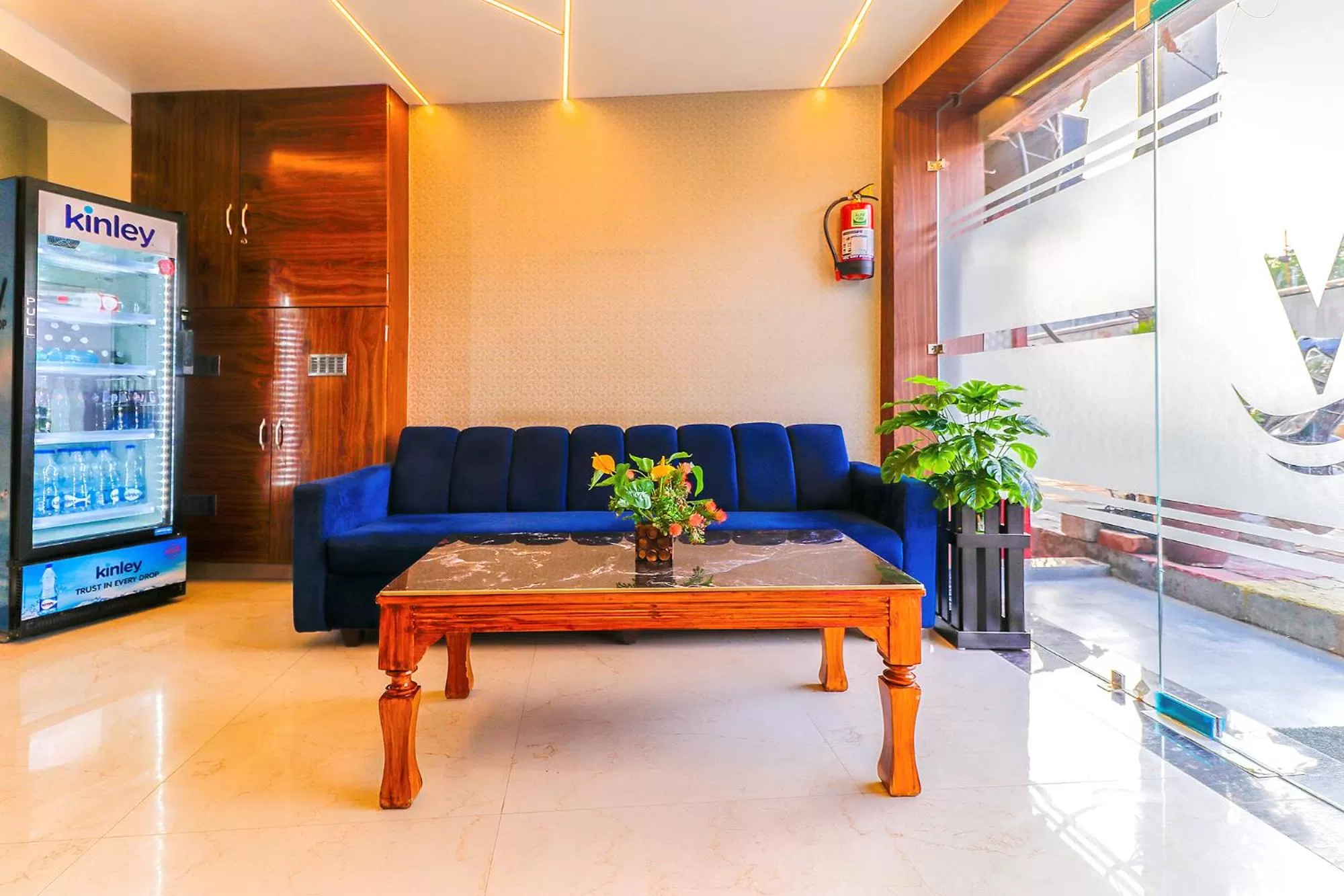 Living room in FabHotel Golden Velvet