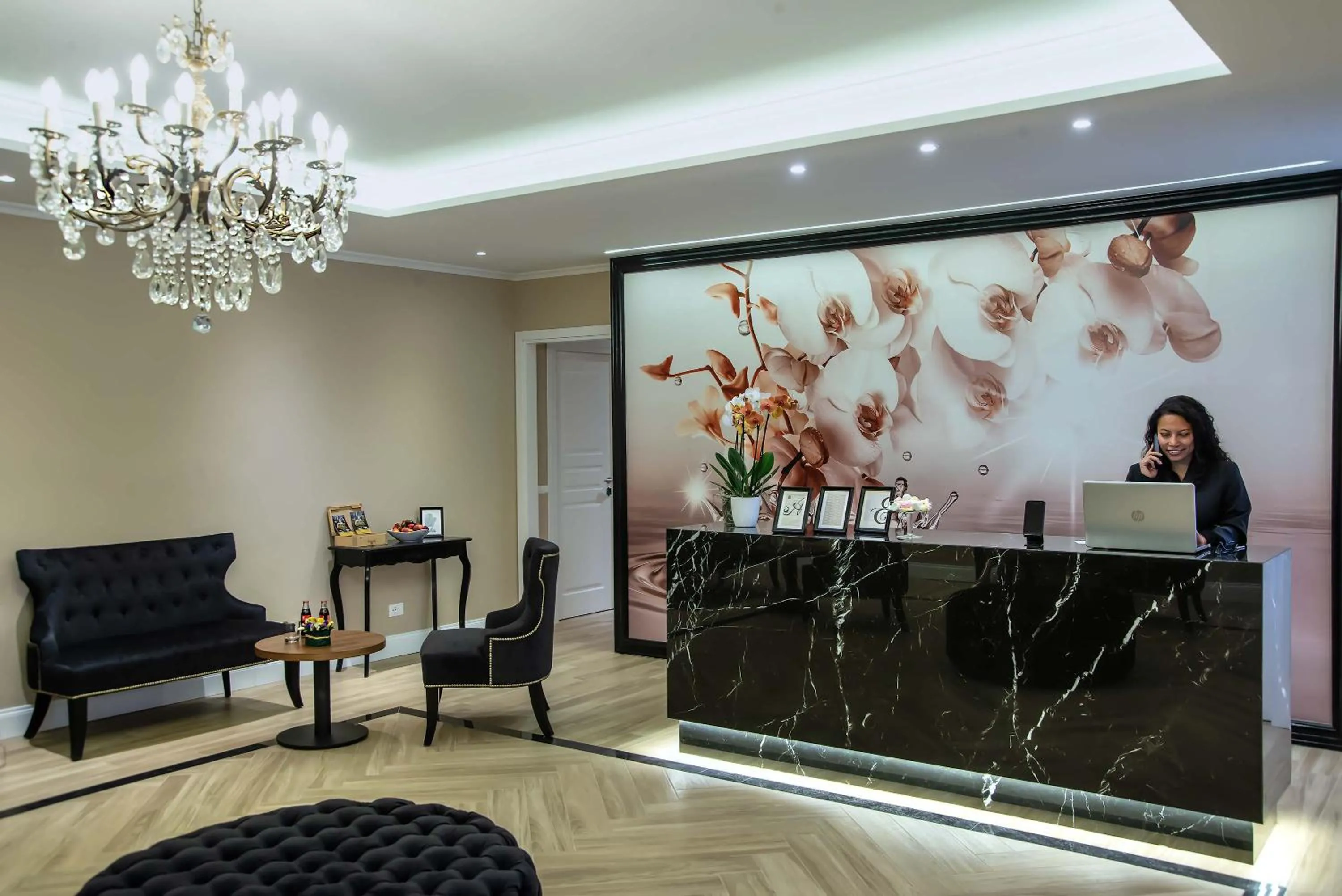 Lobby or reception in The Boutique Hotel