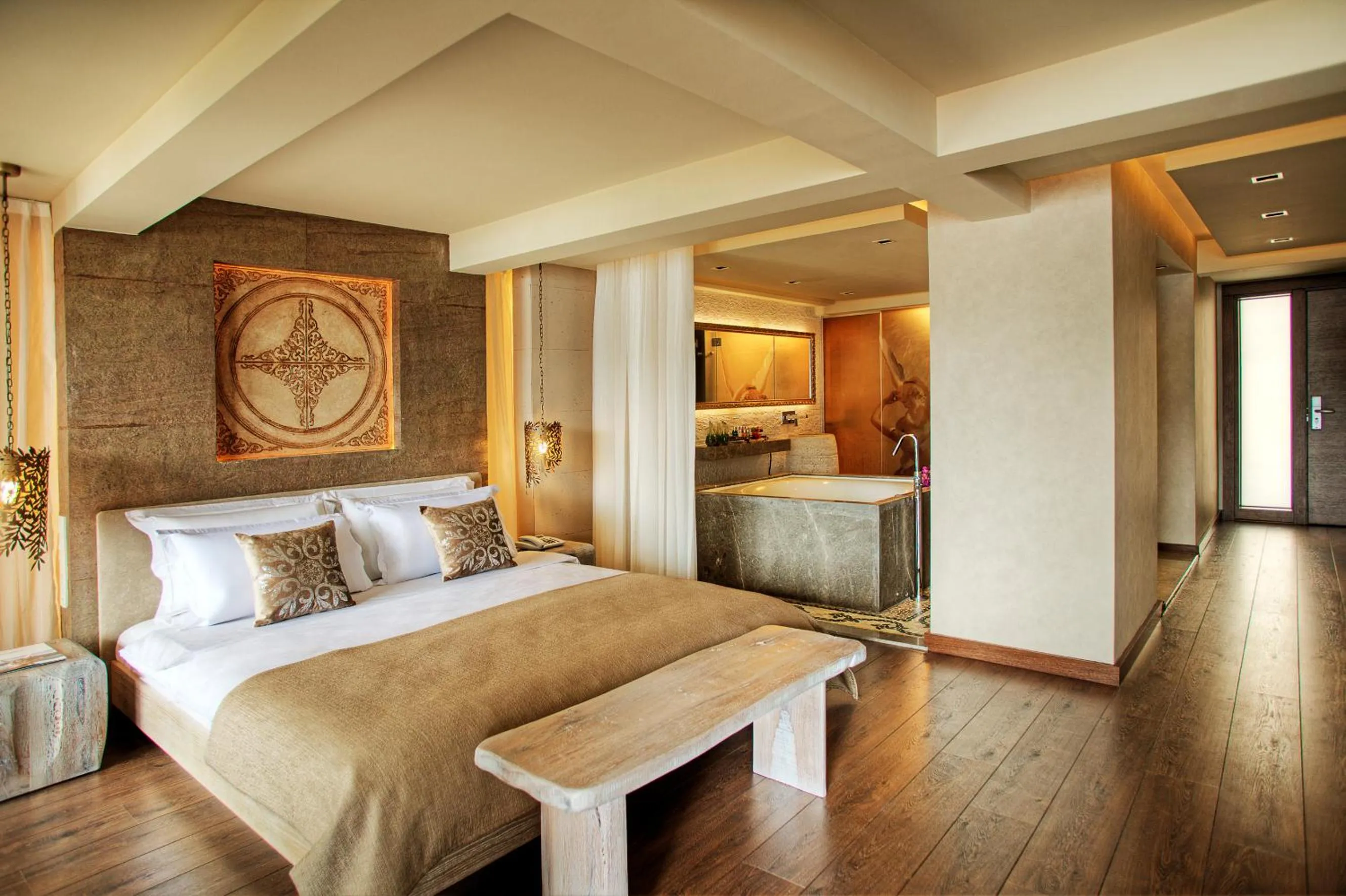 Photo of the whole room, Bed in Marti Hemithea Hotel