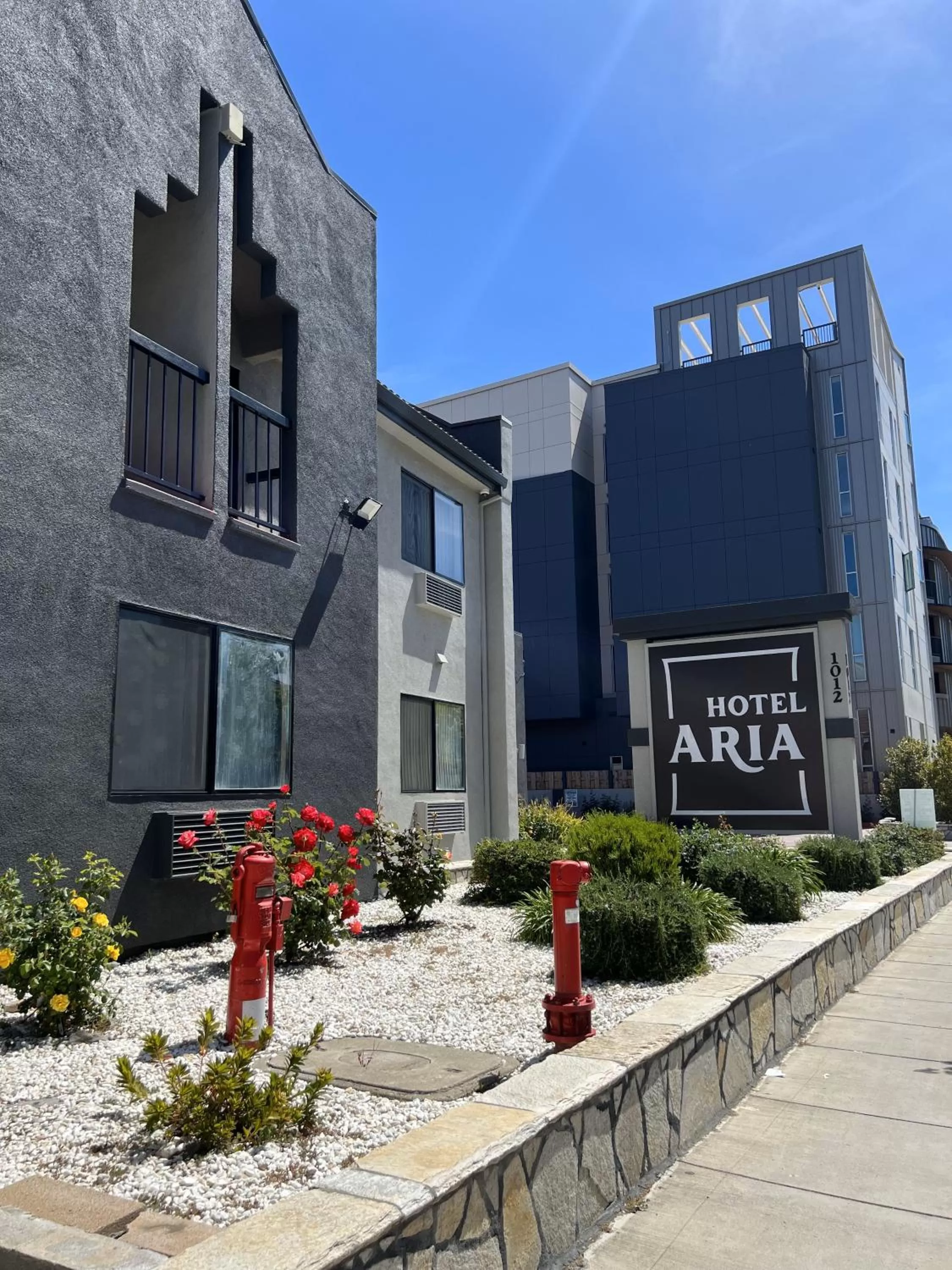 Property building in Hotel Aria