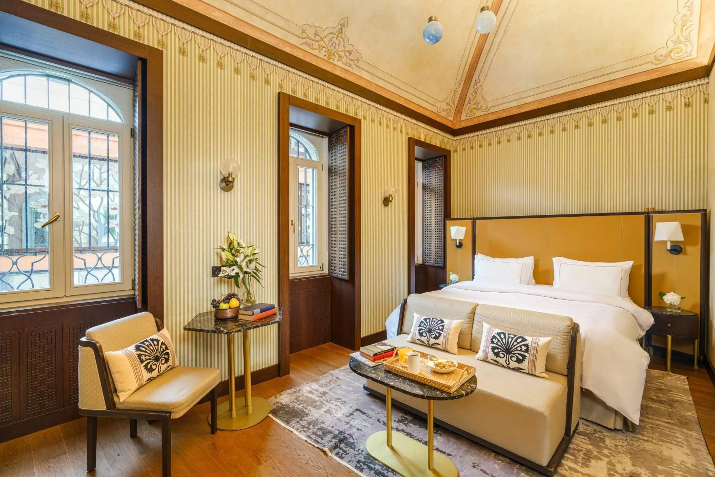 Bed in The Galata Hotel Istanbul - MGallery Collection