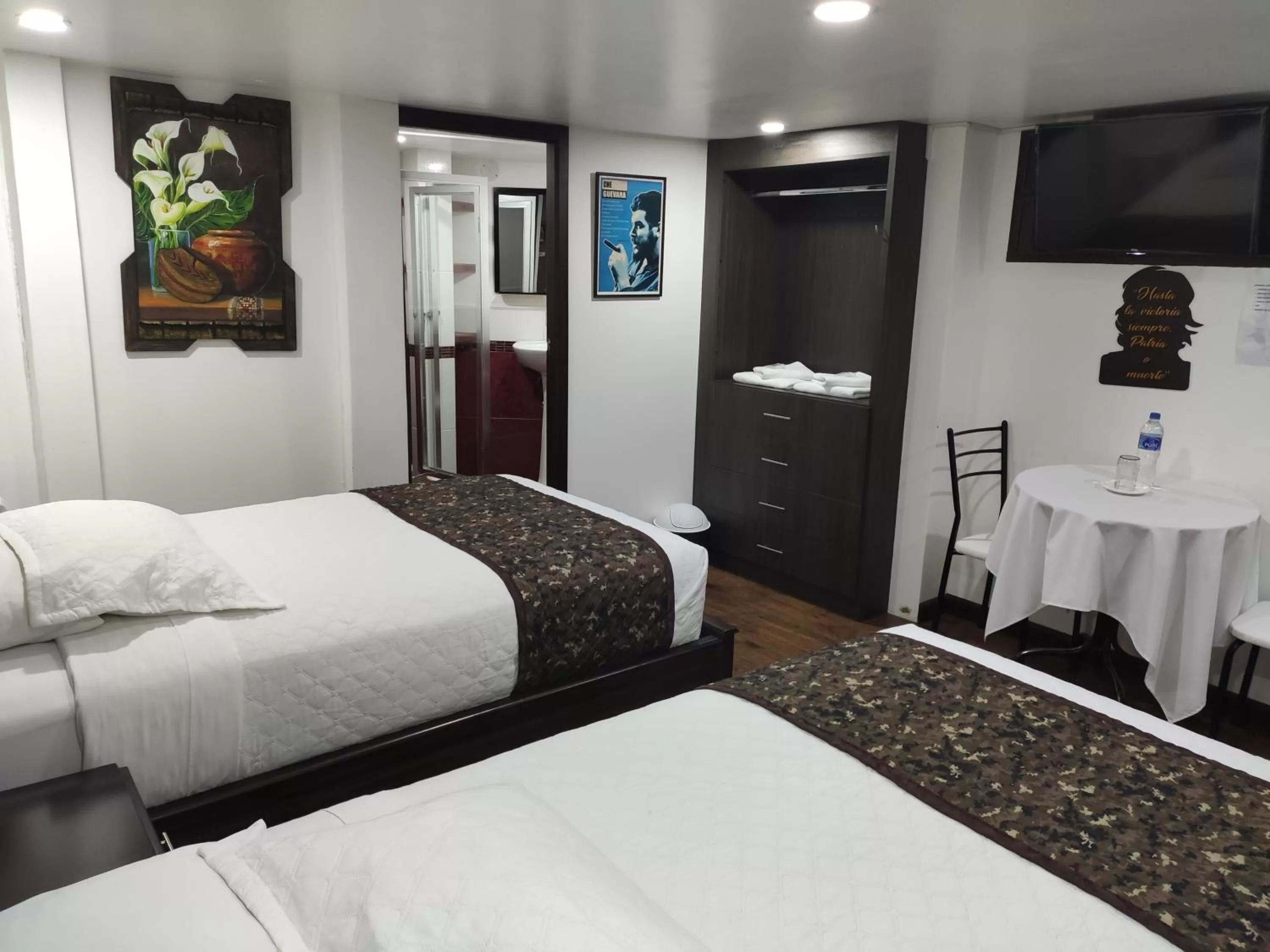 Bed in Hotel el Che No apto para corruptos