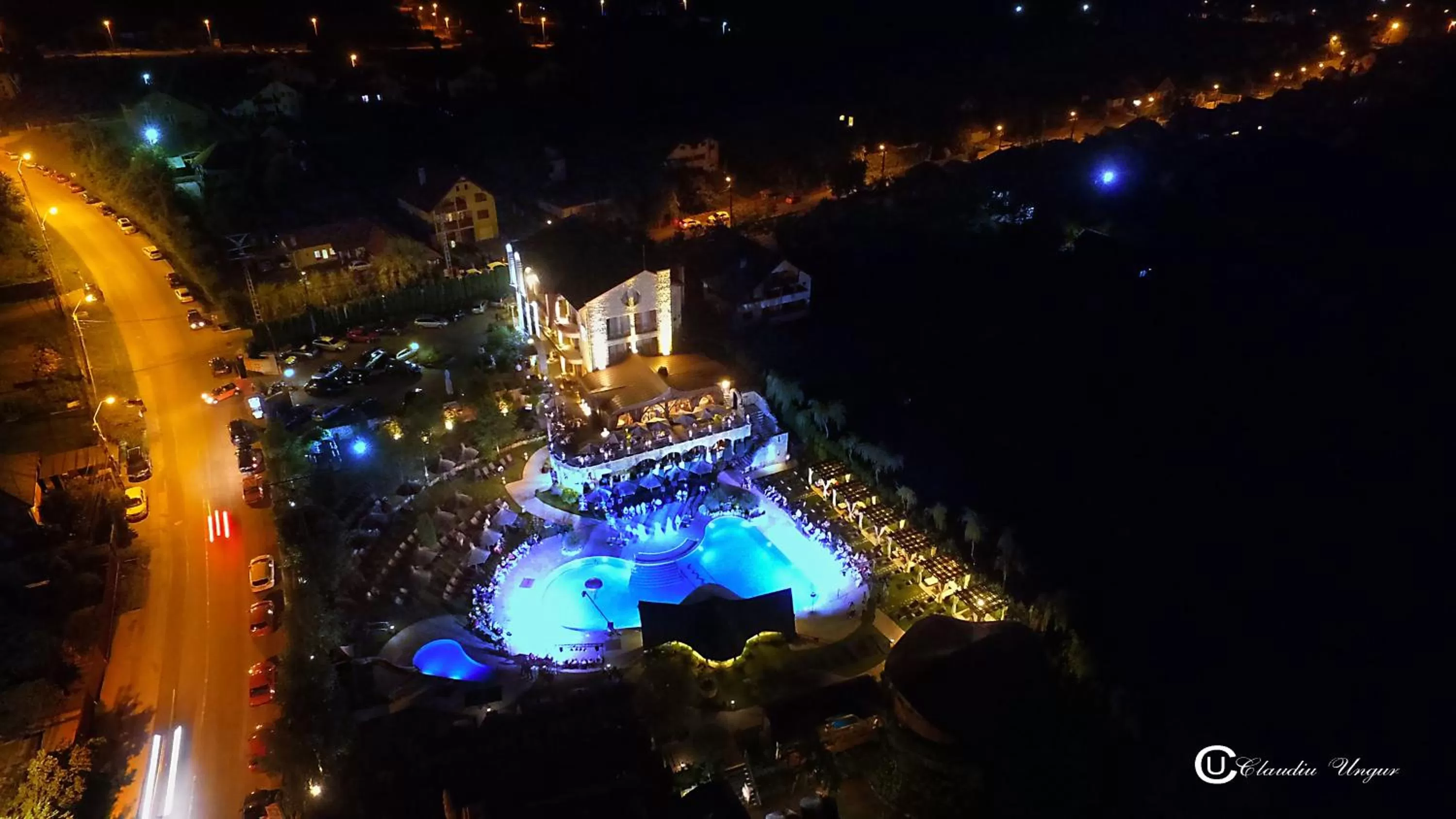 Bird's eye view in Castel Transilvania