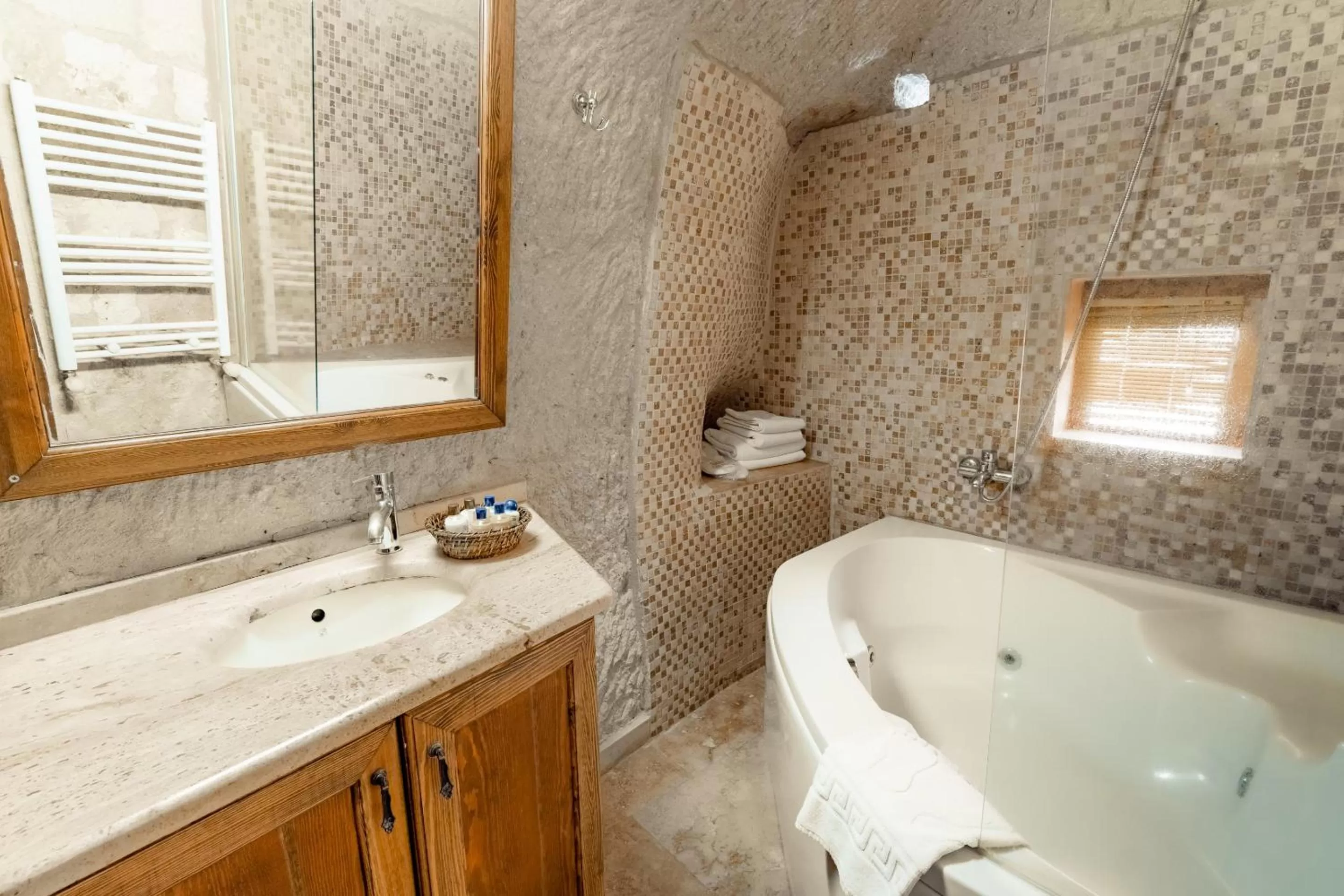 Bathroom in Amber Cave Suites
