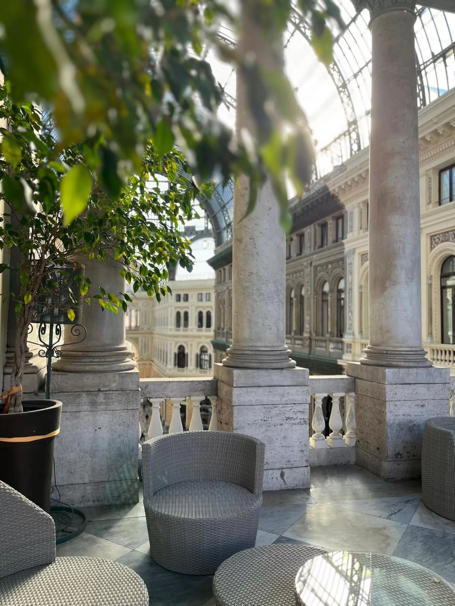 Balcony/Terrace in B&B Art Suite Santa Brigida