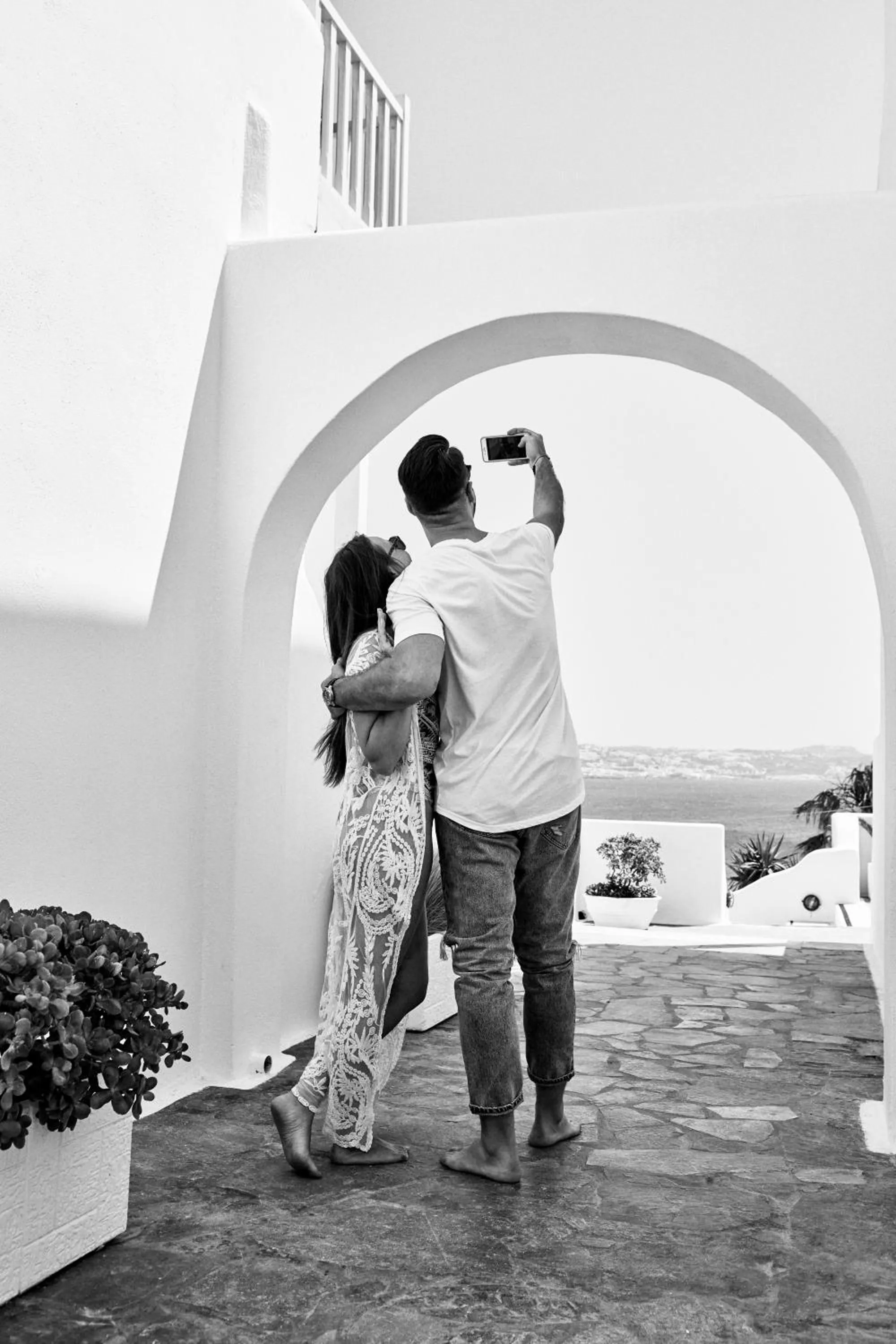 Patio in Mykonos Princess Hotel