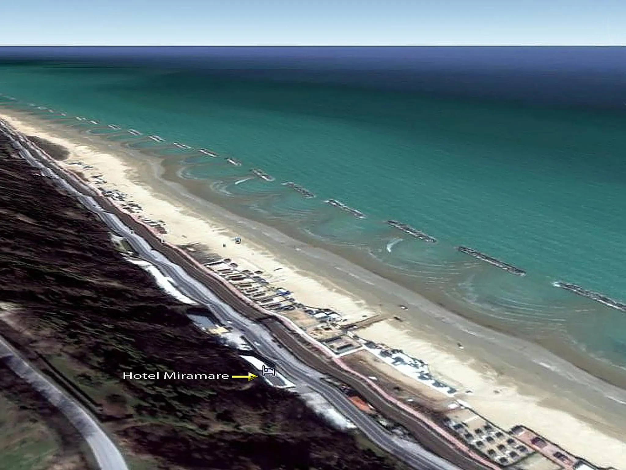 Bird's eye view in Hotel Ristorante Miramare