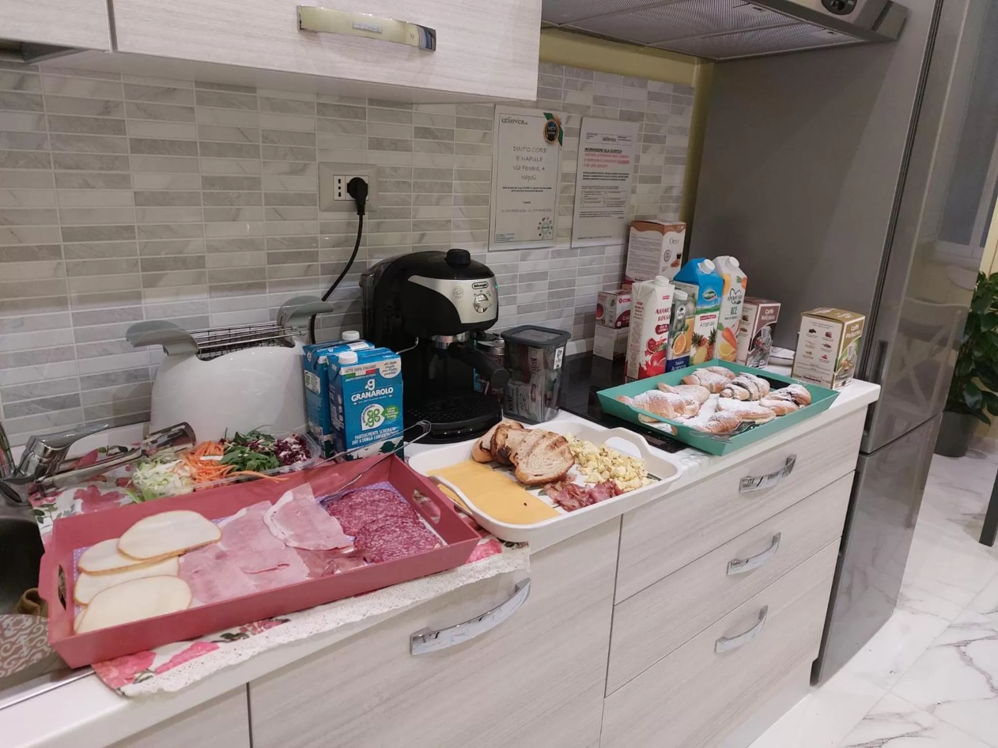 Breakfast in B&B Dint 'o core e Napule