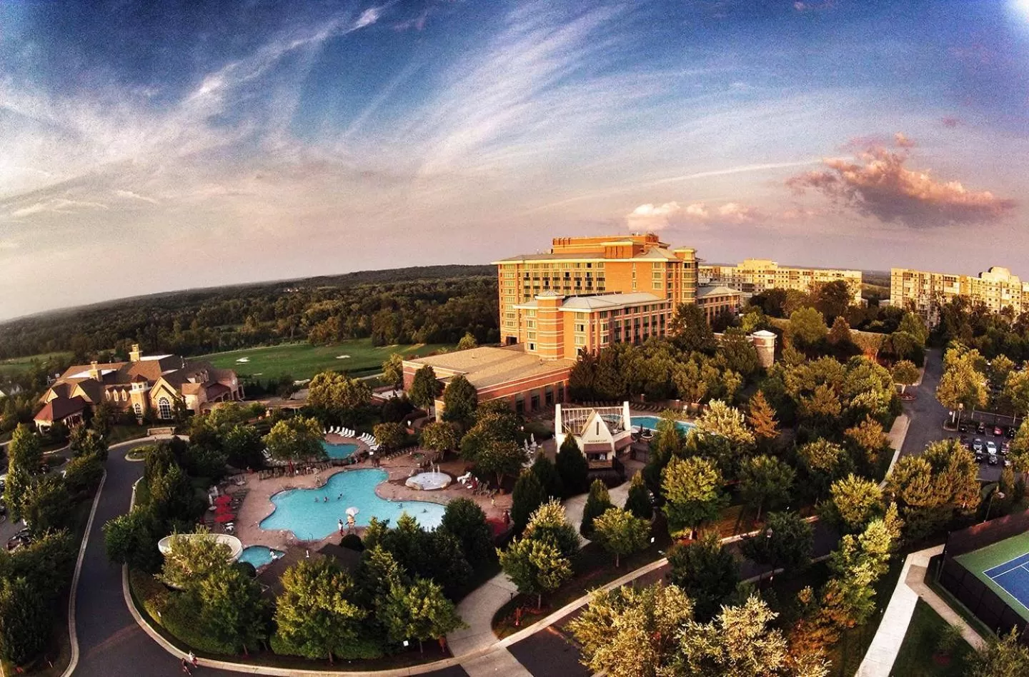 Bird's eye view in Lansdowne Resort and Spa