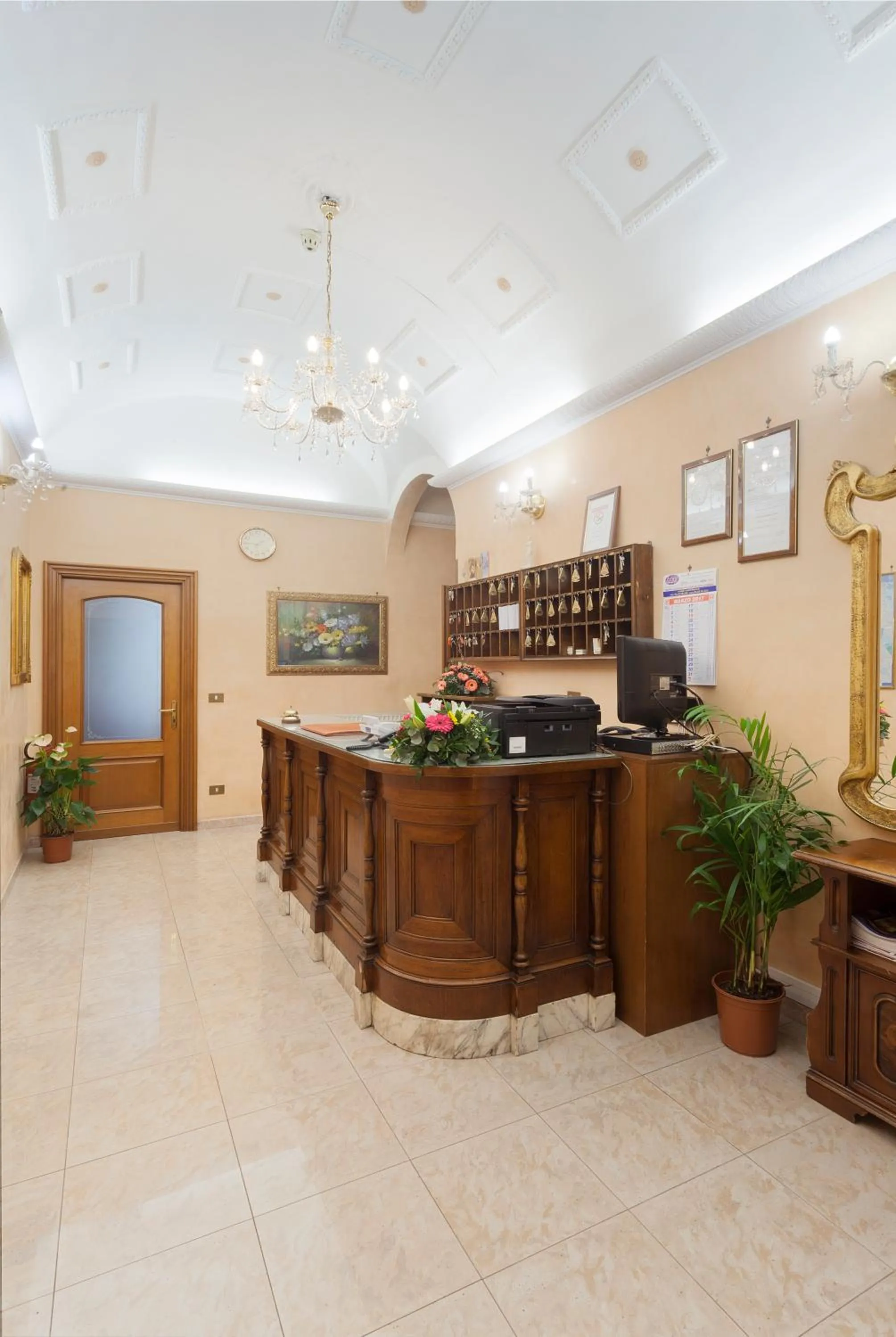 Lobby or reception in Hotel Oriente