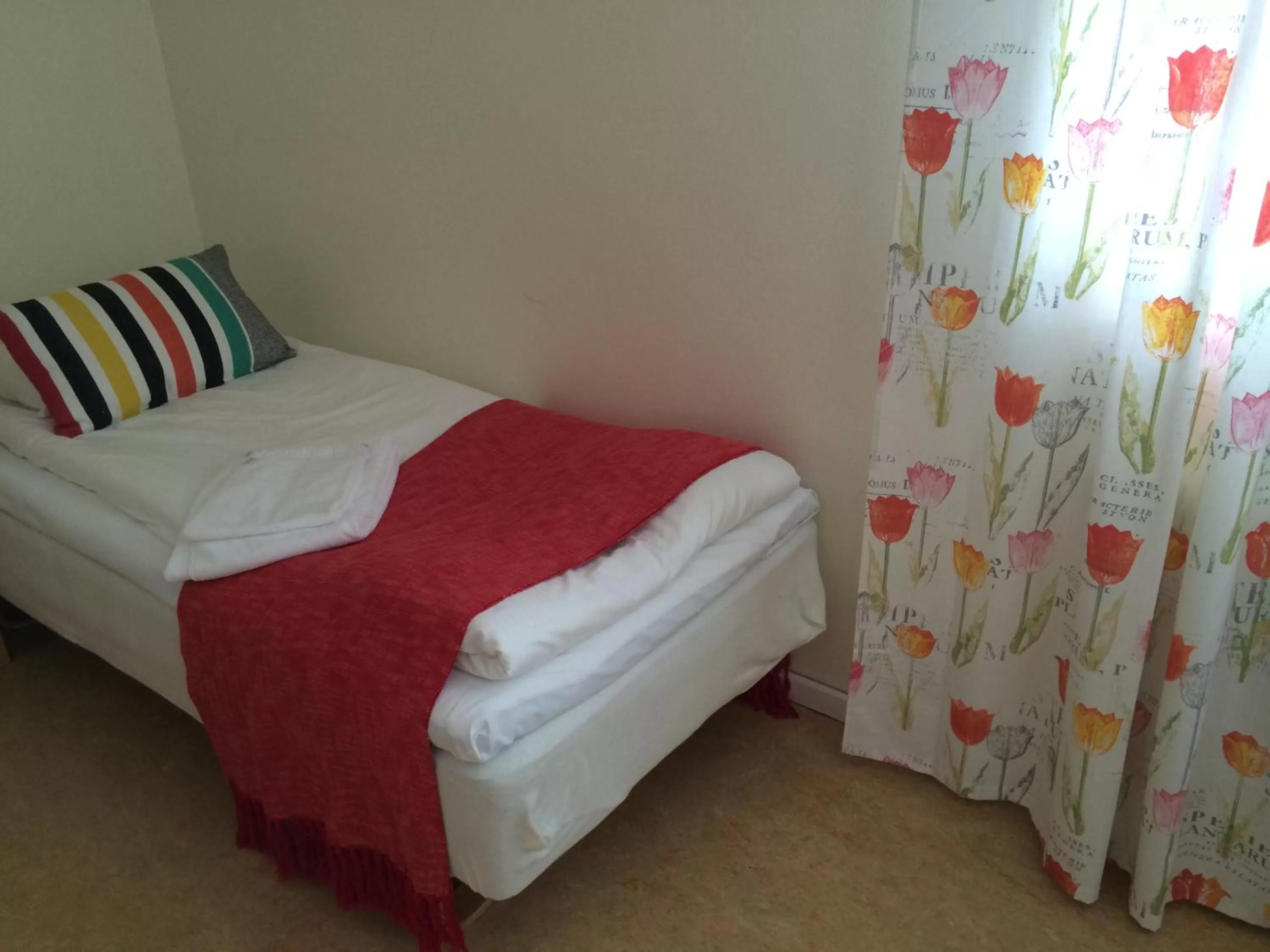 Bed in STF Malmfältens Folkhögskola