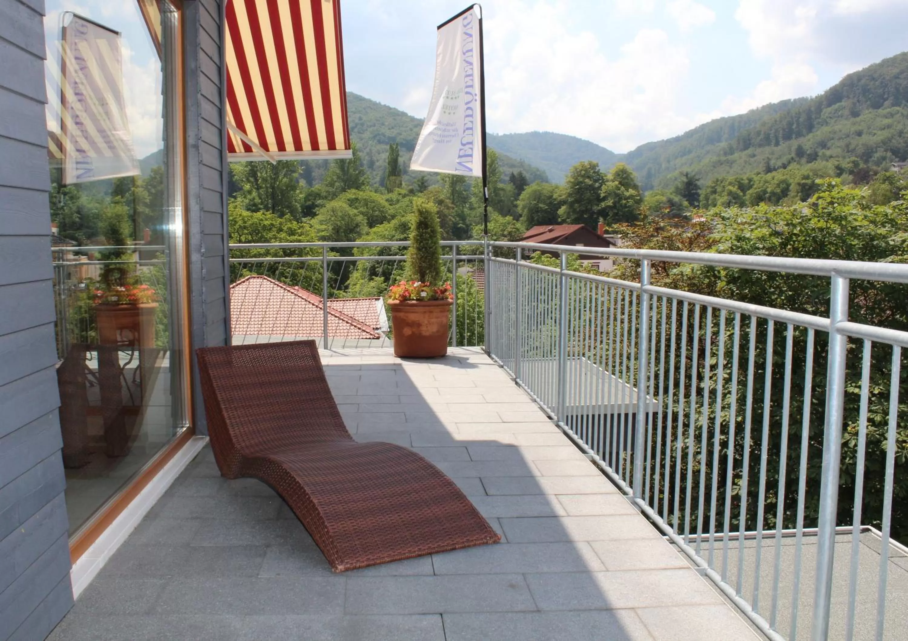 Balcony/Terrace in Plumbohms ECHT-HARZ-HOTEL