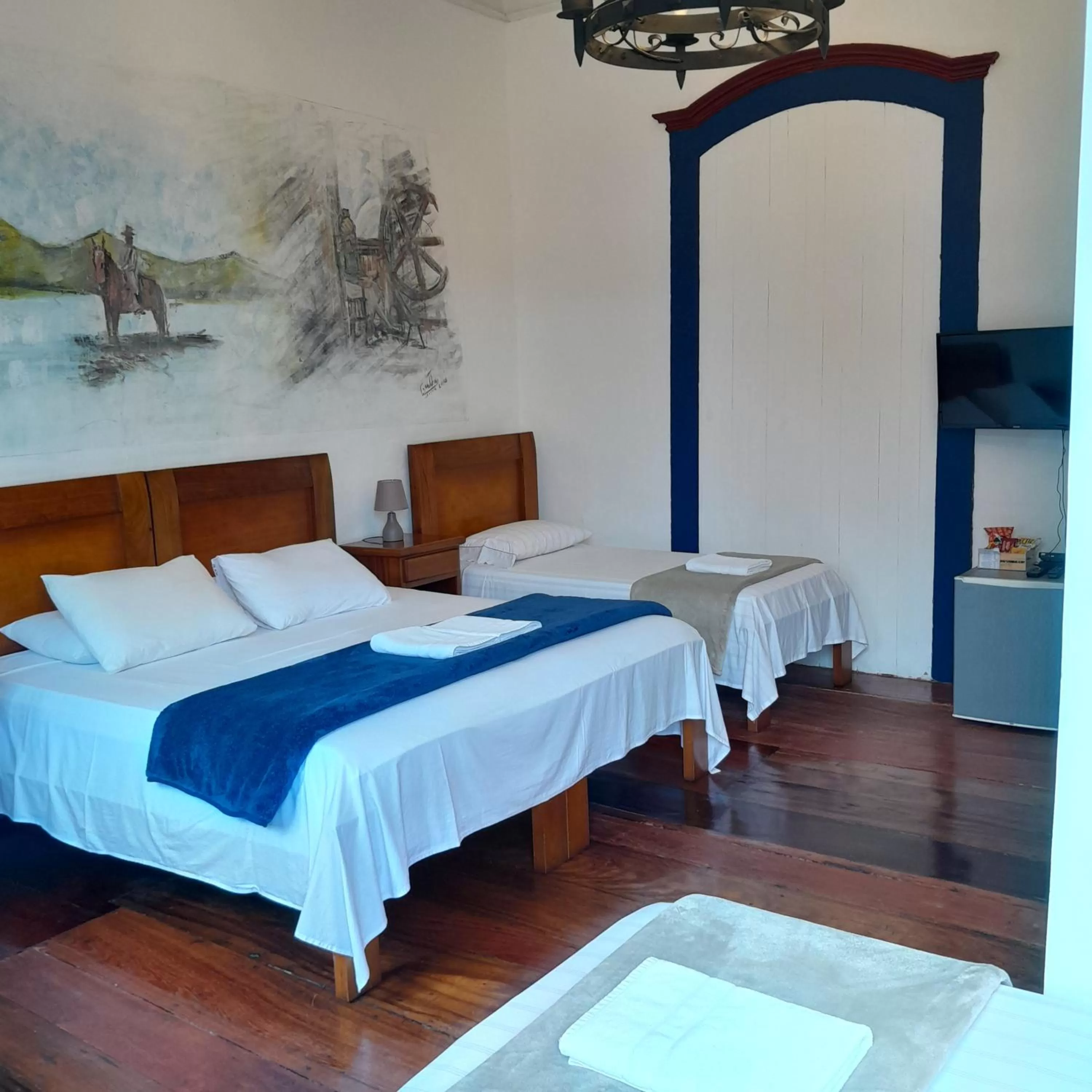 Bed in Hotel Barroco Mineiro