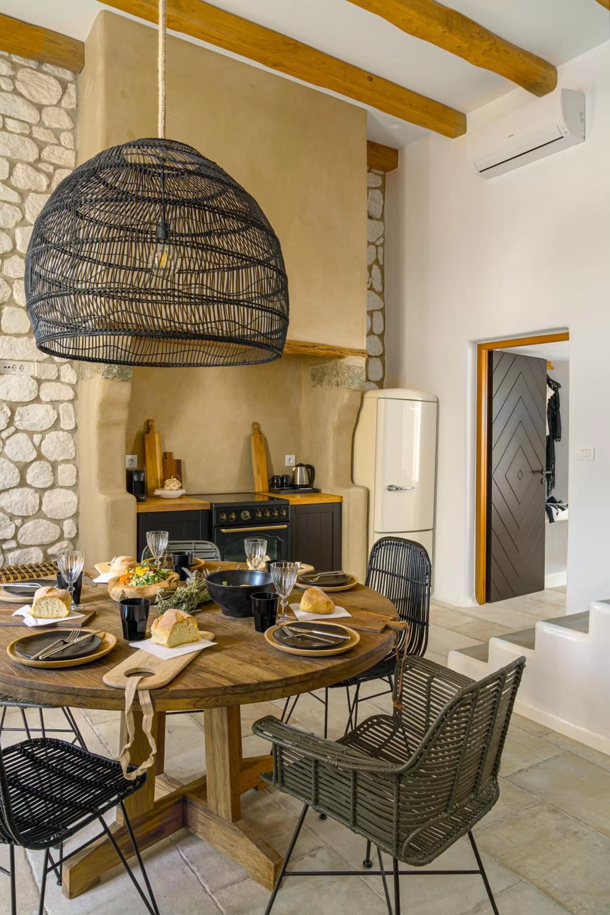 Dining area in Euphoria Chora Naxos