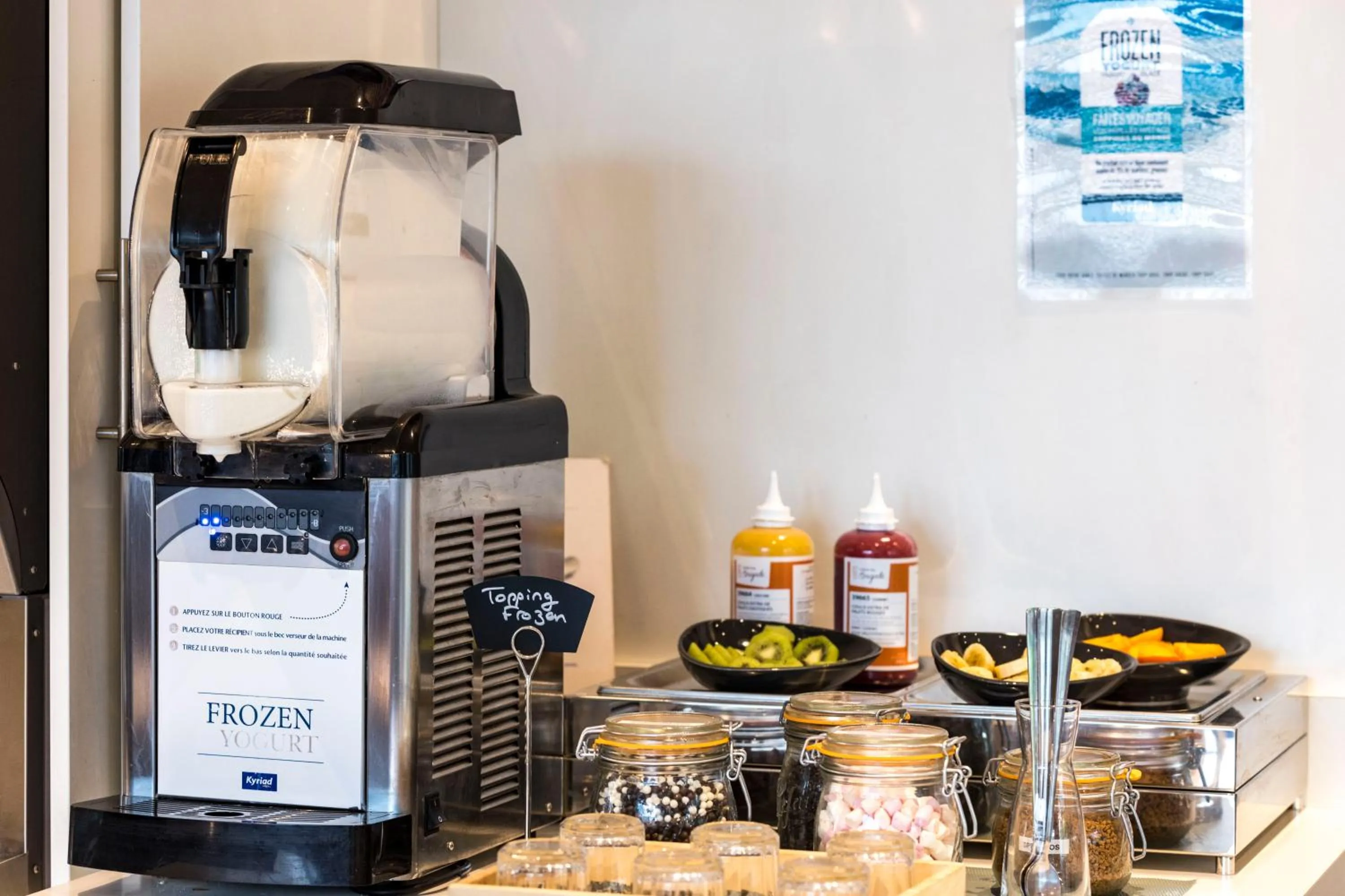 Buffet breakfast in Kyriad Paris Ouest - Colombes