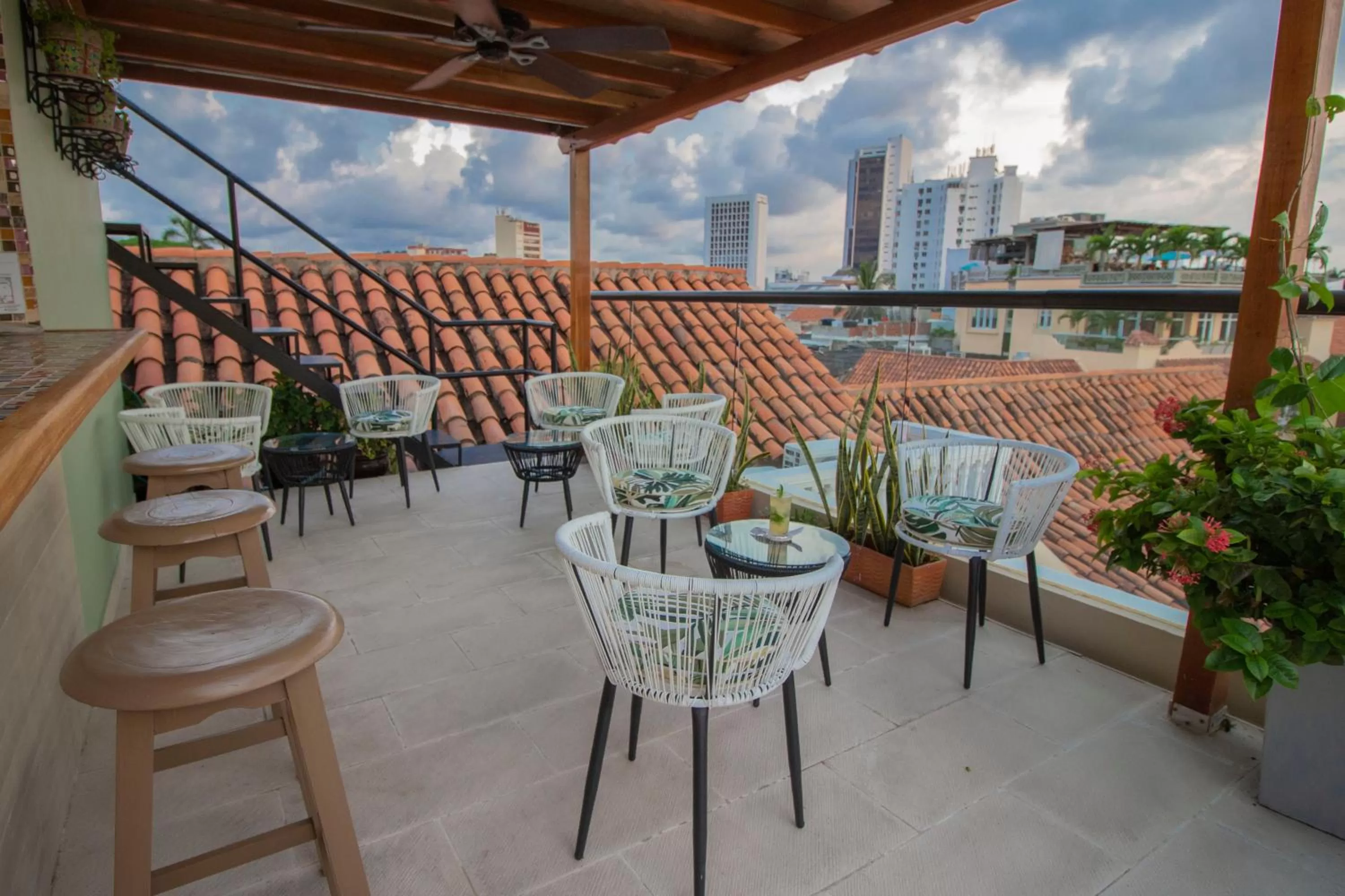 Balcony/Terrace in Hotel Casa La Fe