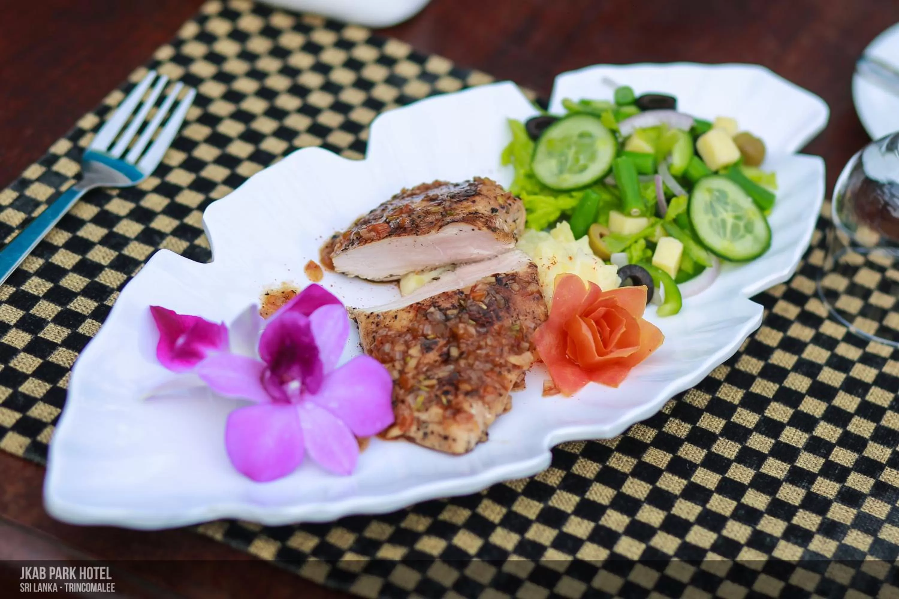 Food close-up in JKAB Park Hotel