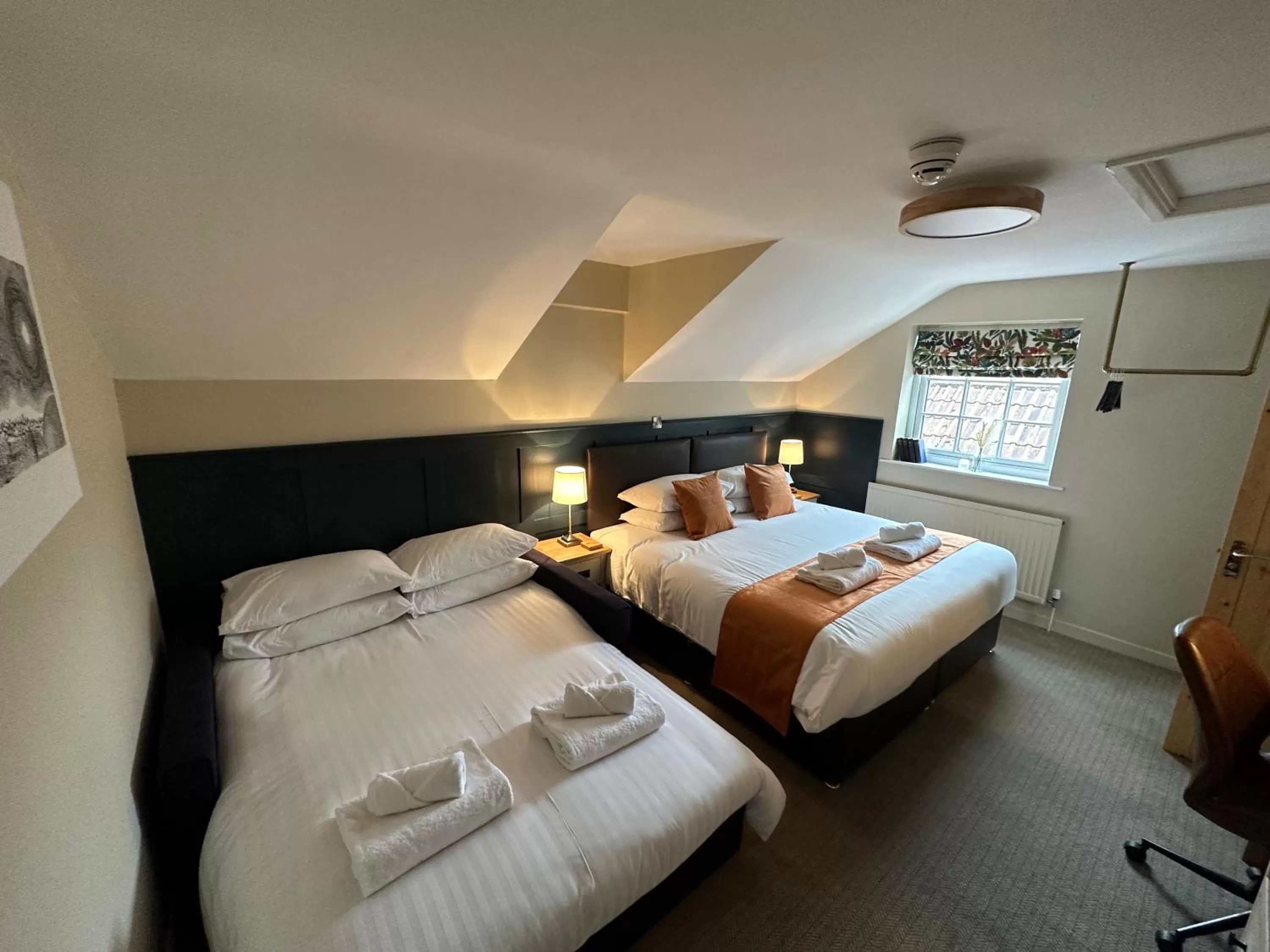 Bed in Full Moon Inn Rudge