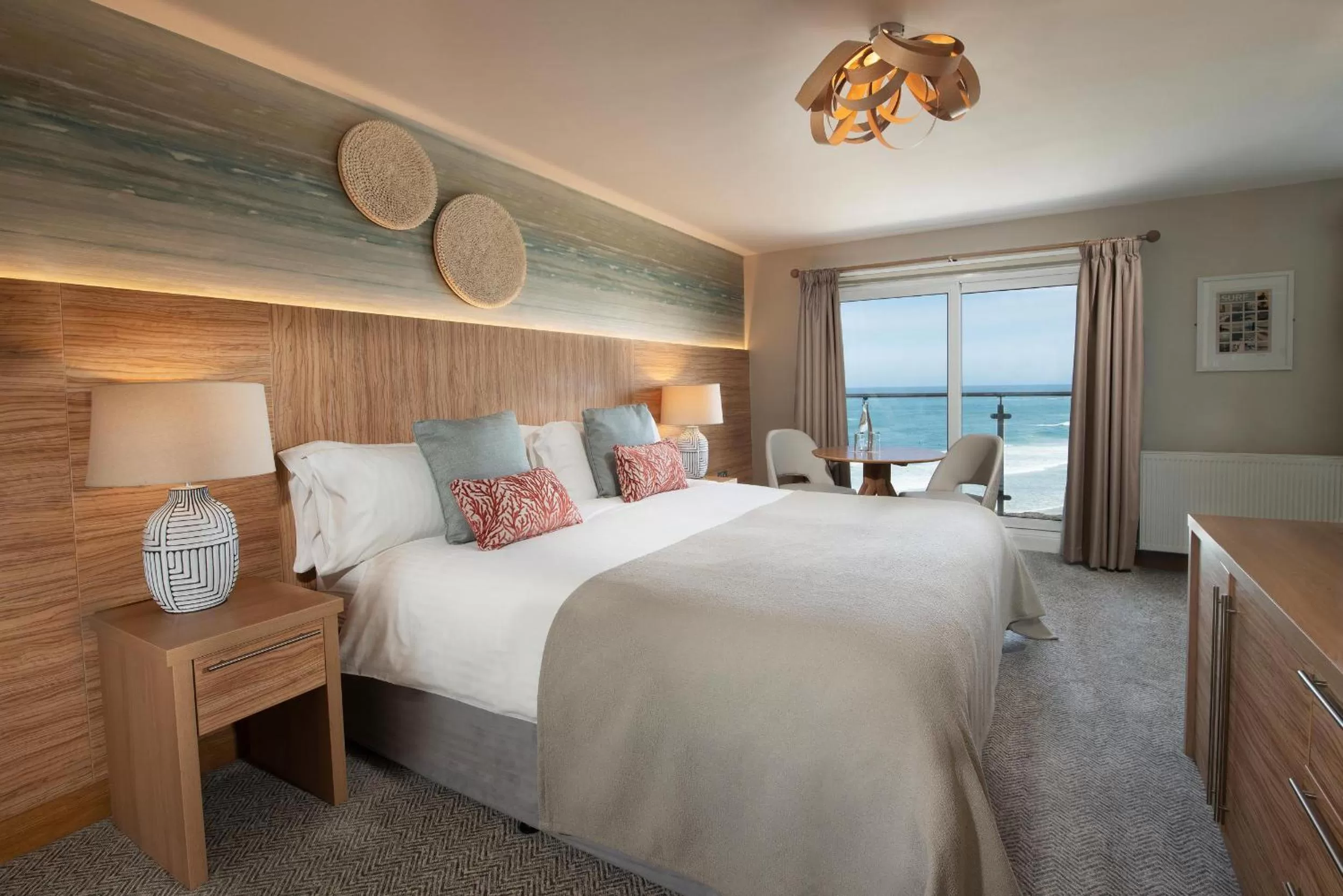 Bed in Fistral Beach Hotel and Spa - Adults Only