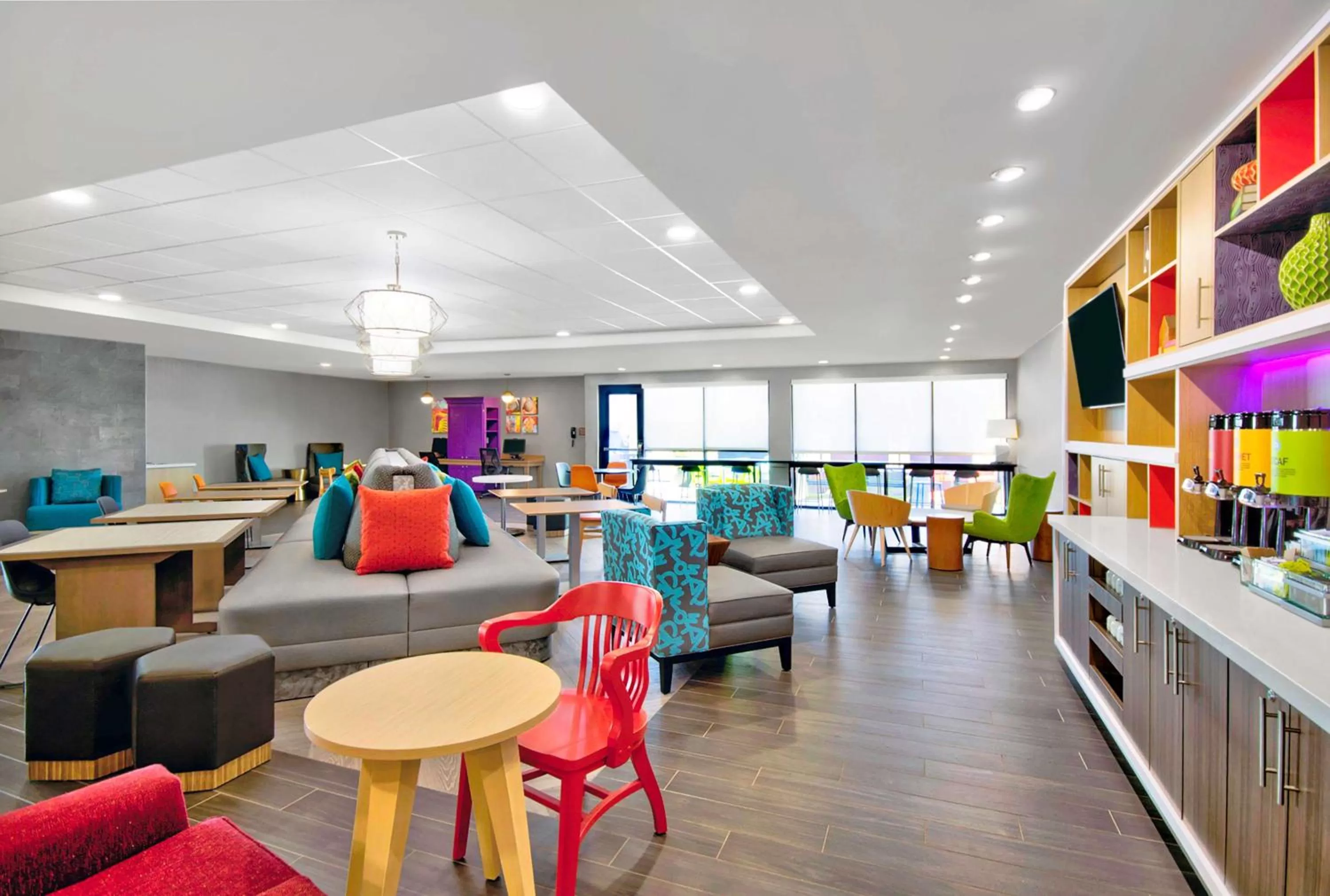 Dining area in Home2 Suites By Hilton Whitestown - Indianapolis Northwest