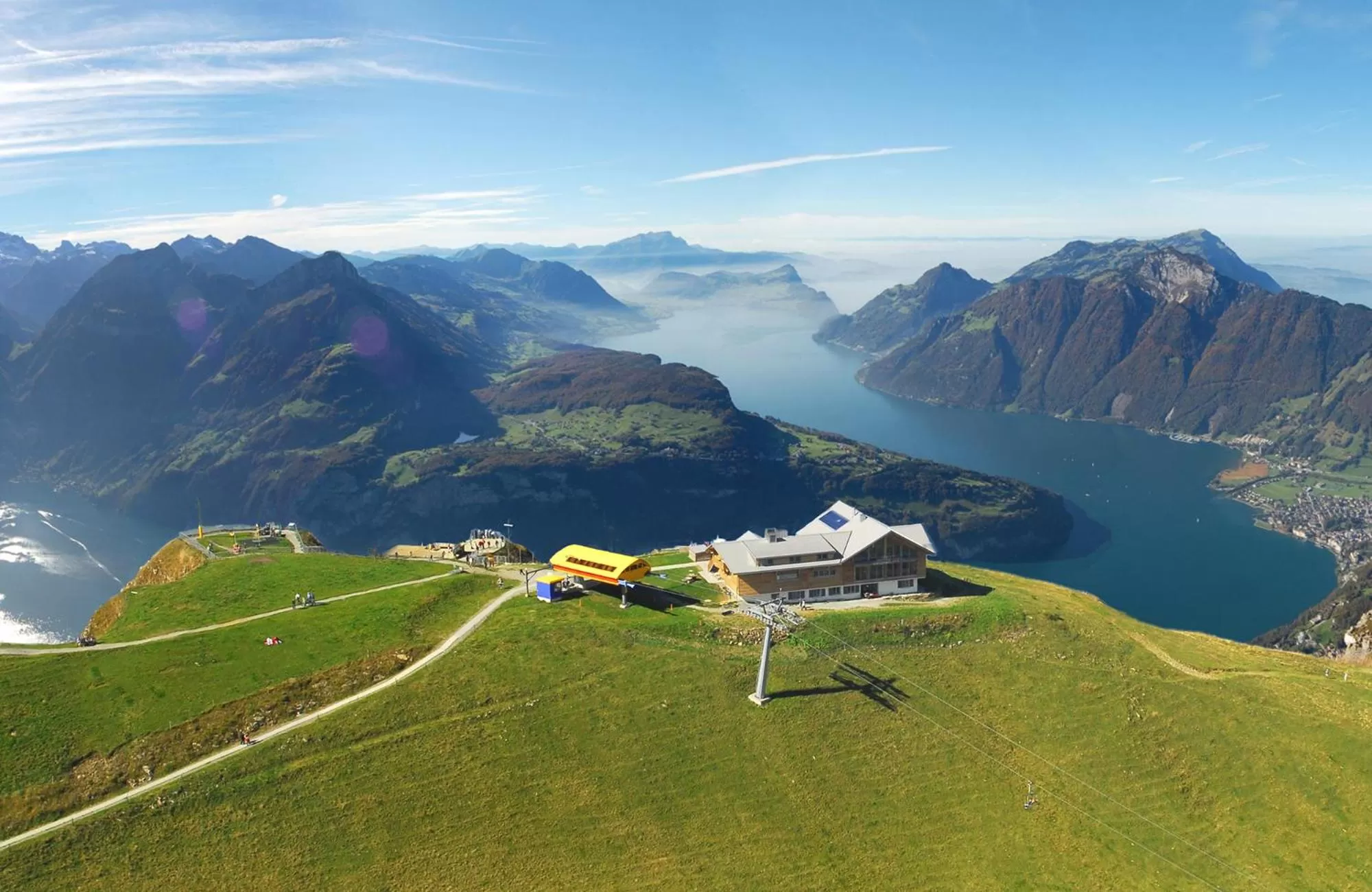 Nearby landmark, Bird's-eye View in Bnbetschart