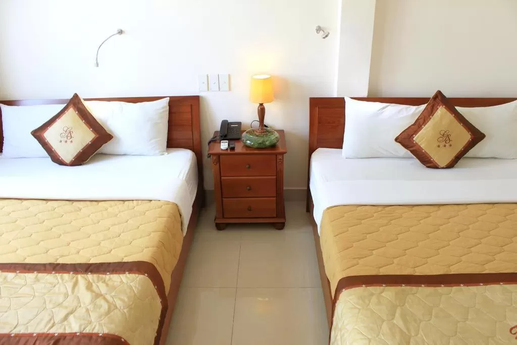 Property building, Bed in The Alley Saigon Hotel