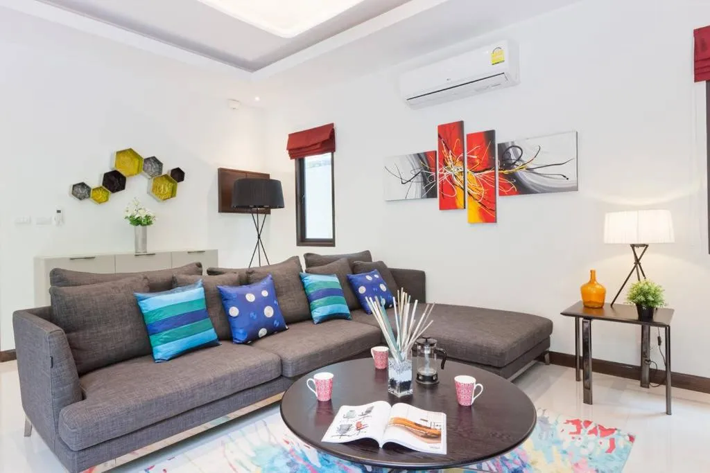 Living room in Inspire Villas Phuket