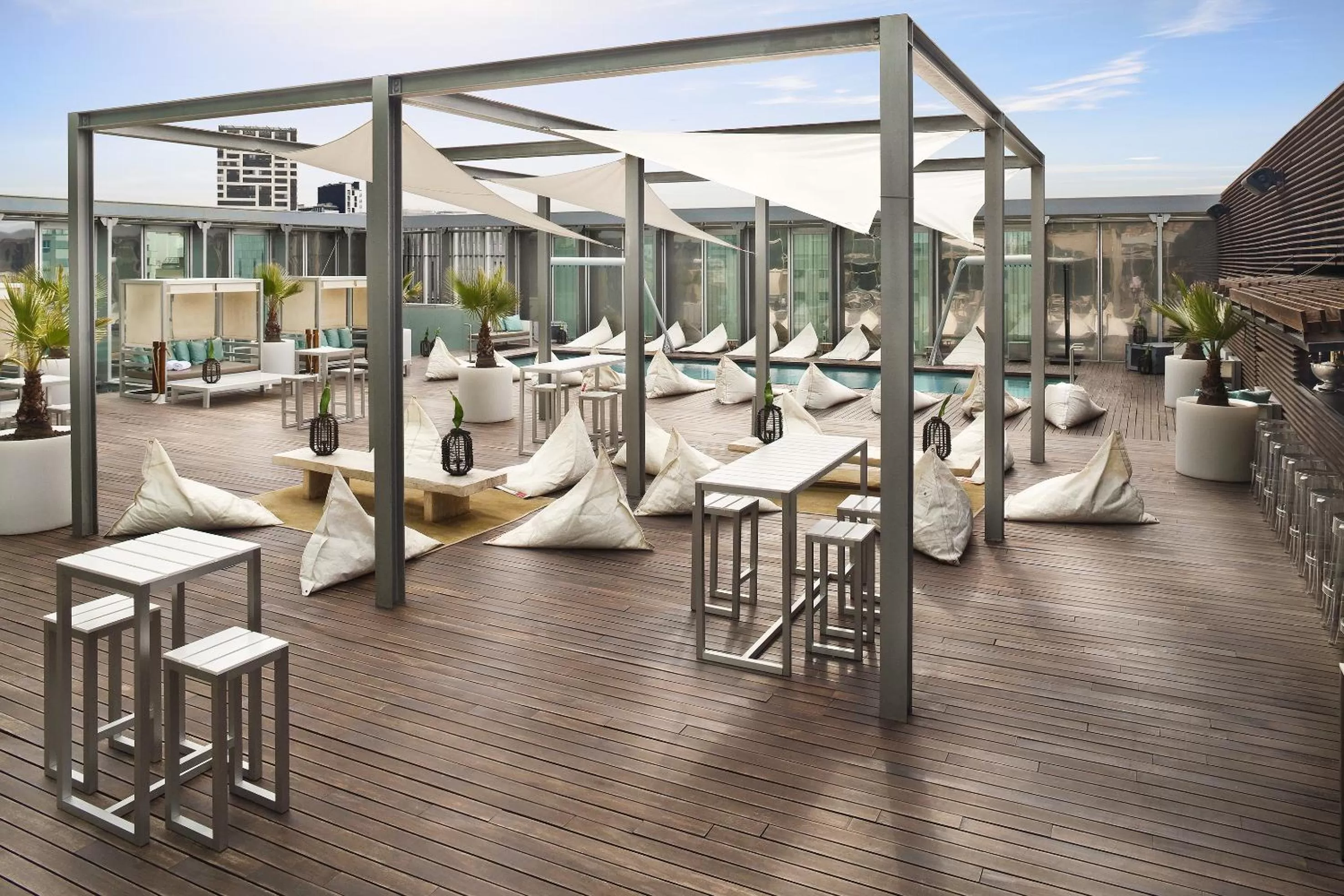 Swimming pool in Melia Barcelona Sky 4* Sup