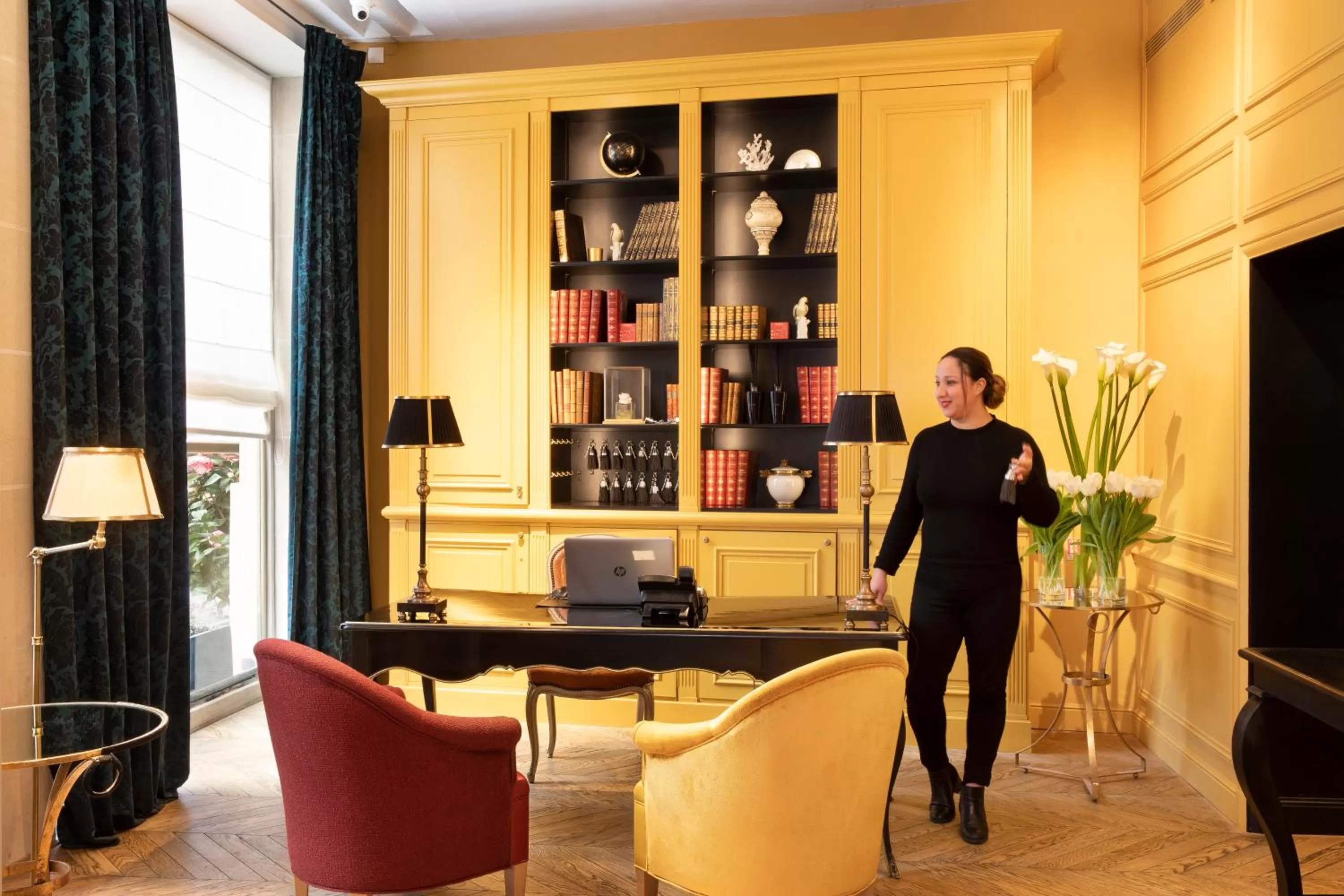 Library in Odeon Hotel