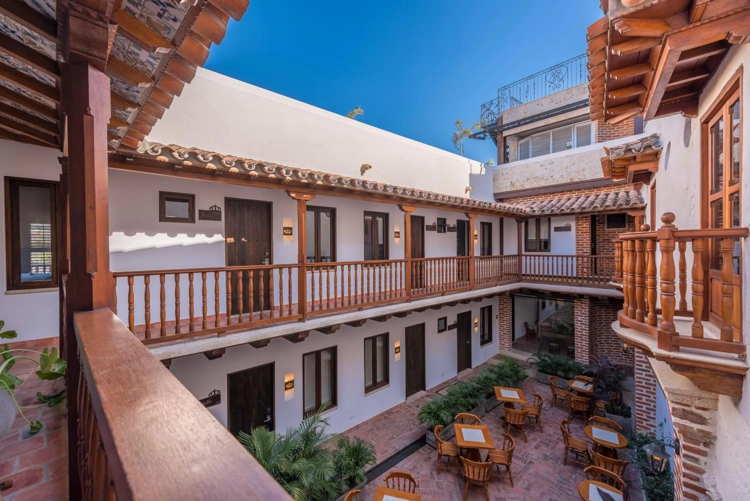 Balcony/Terrace in Getsemani Cartagena Hotel