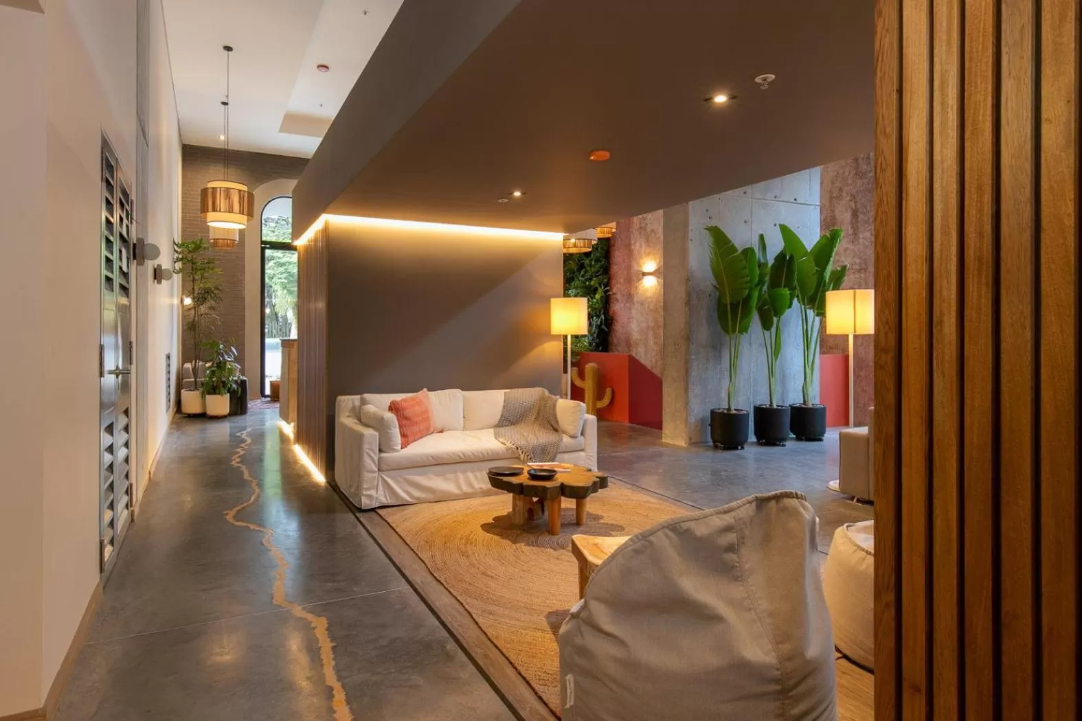 Seating area in Landmark Hotel