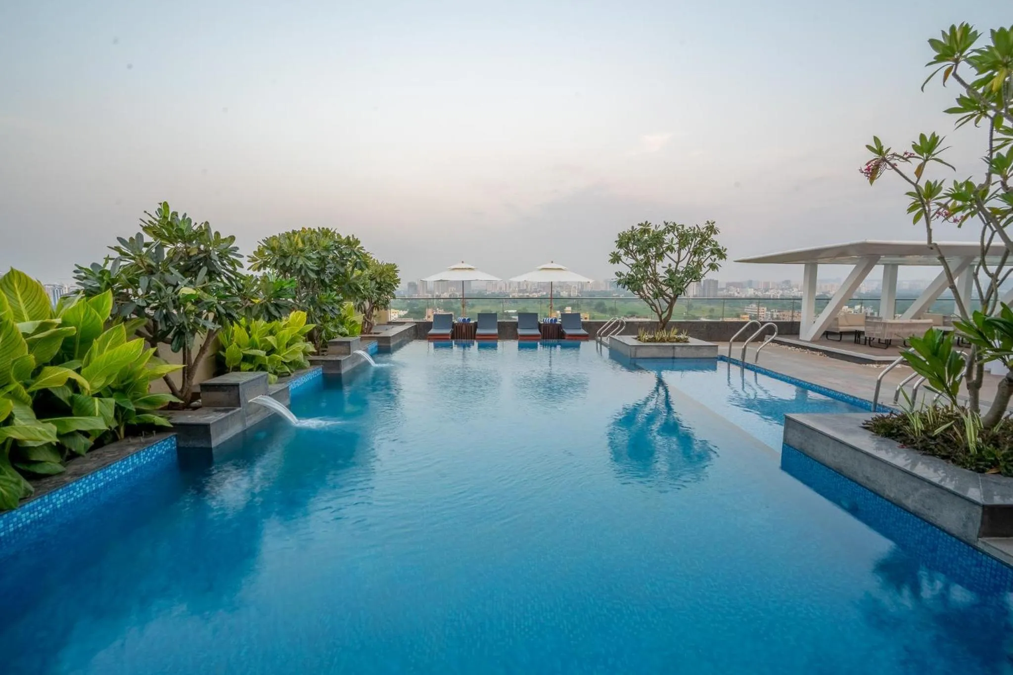 Pool view in Radisson Blu Pune Hinjawadi