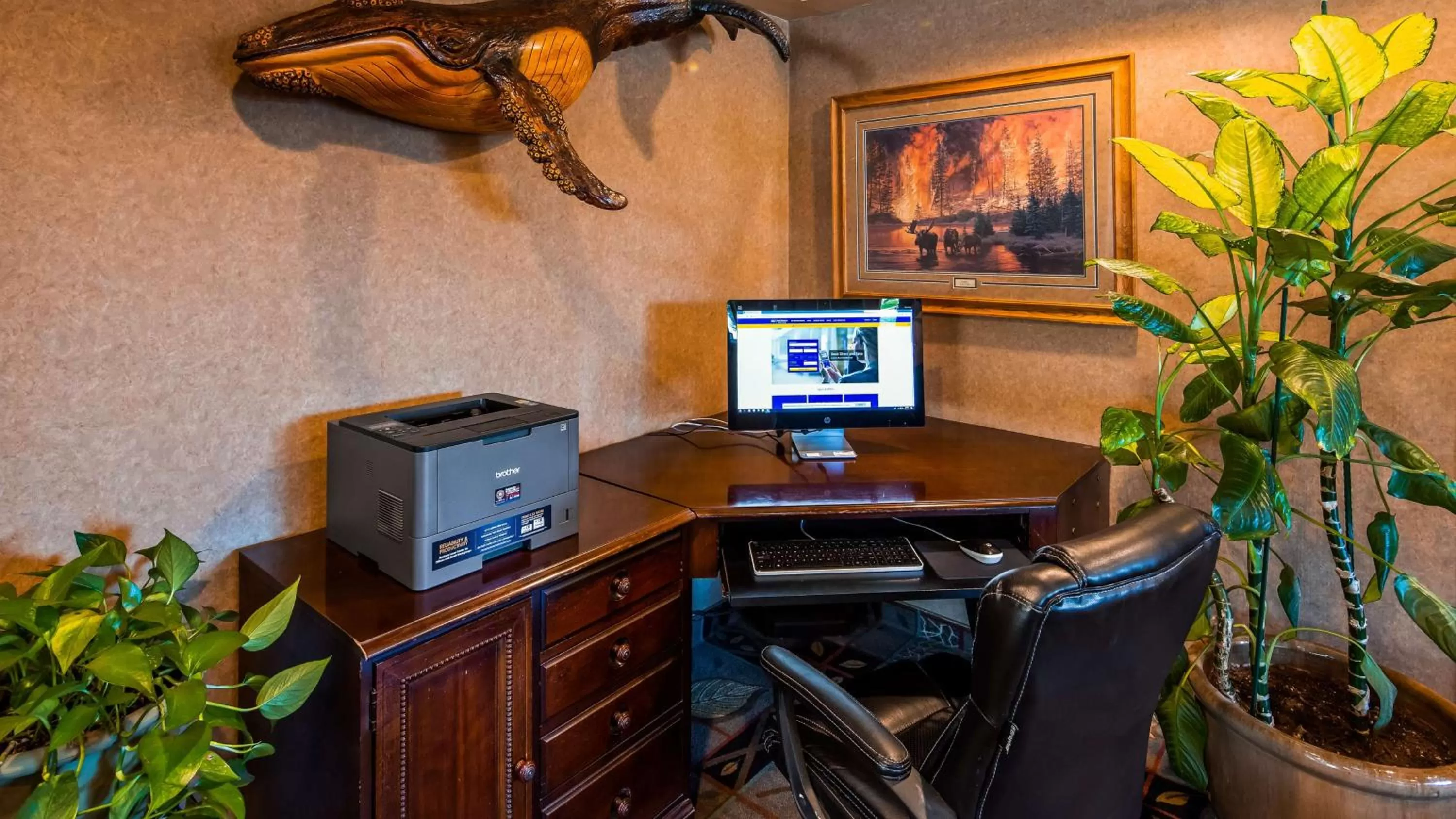 On site in Best Western Bidarka Inn