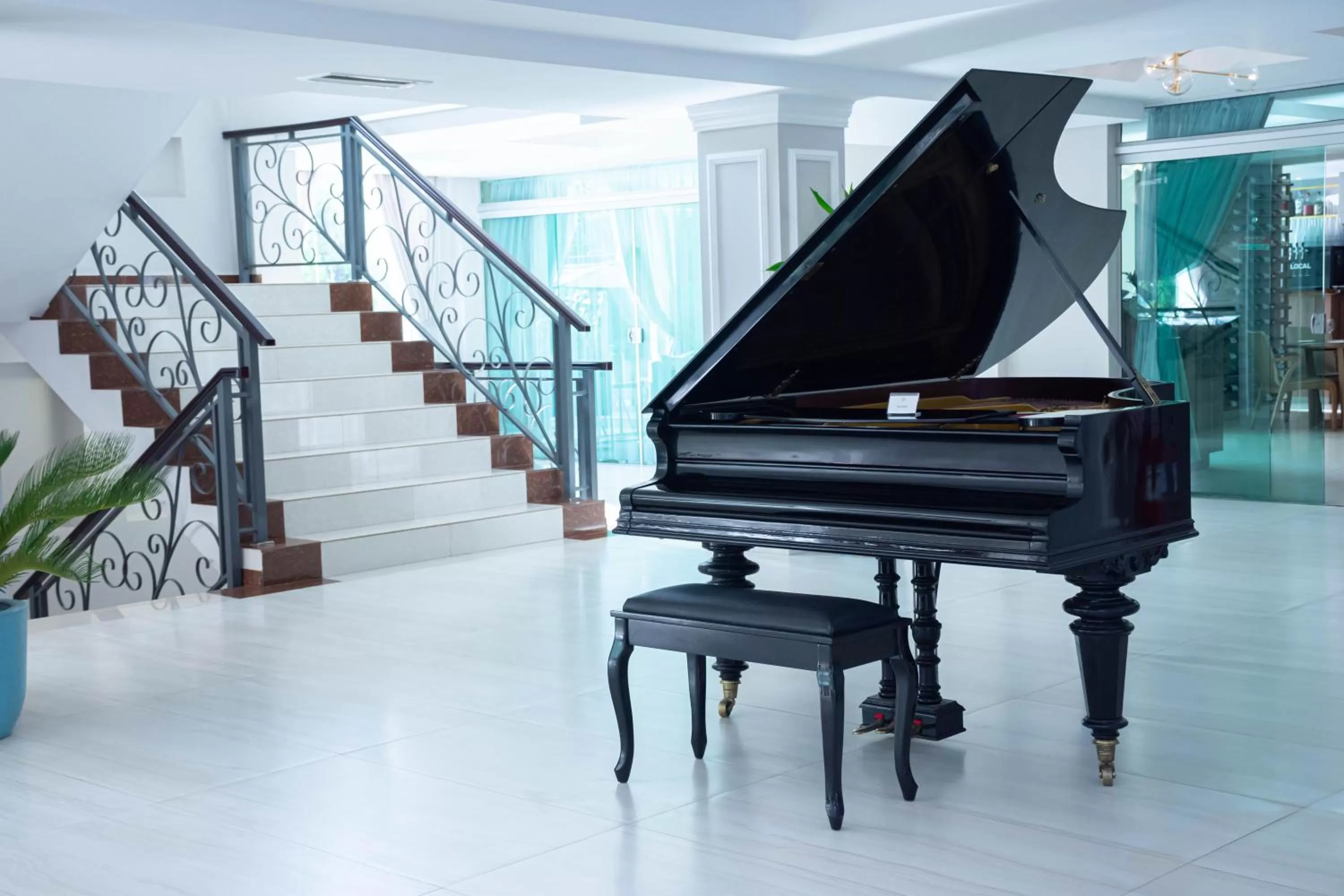 Lobby or reception in Bisinii Boutique Hotel