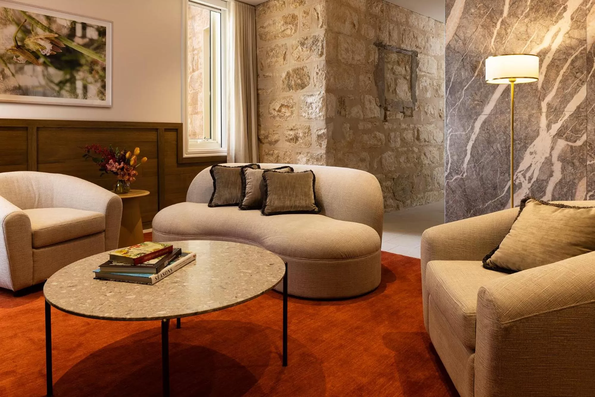 Living room in InterContinental Sorrento Mornington Peninsula by IHG