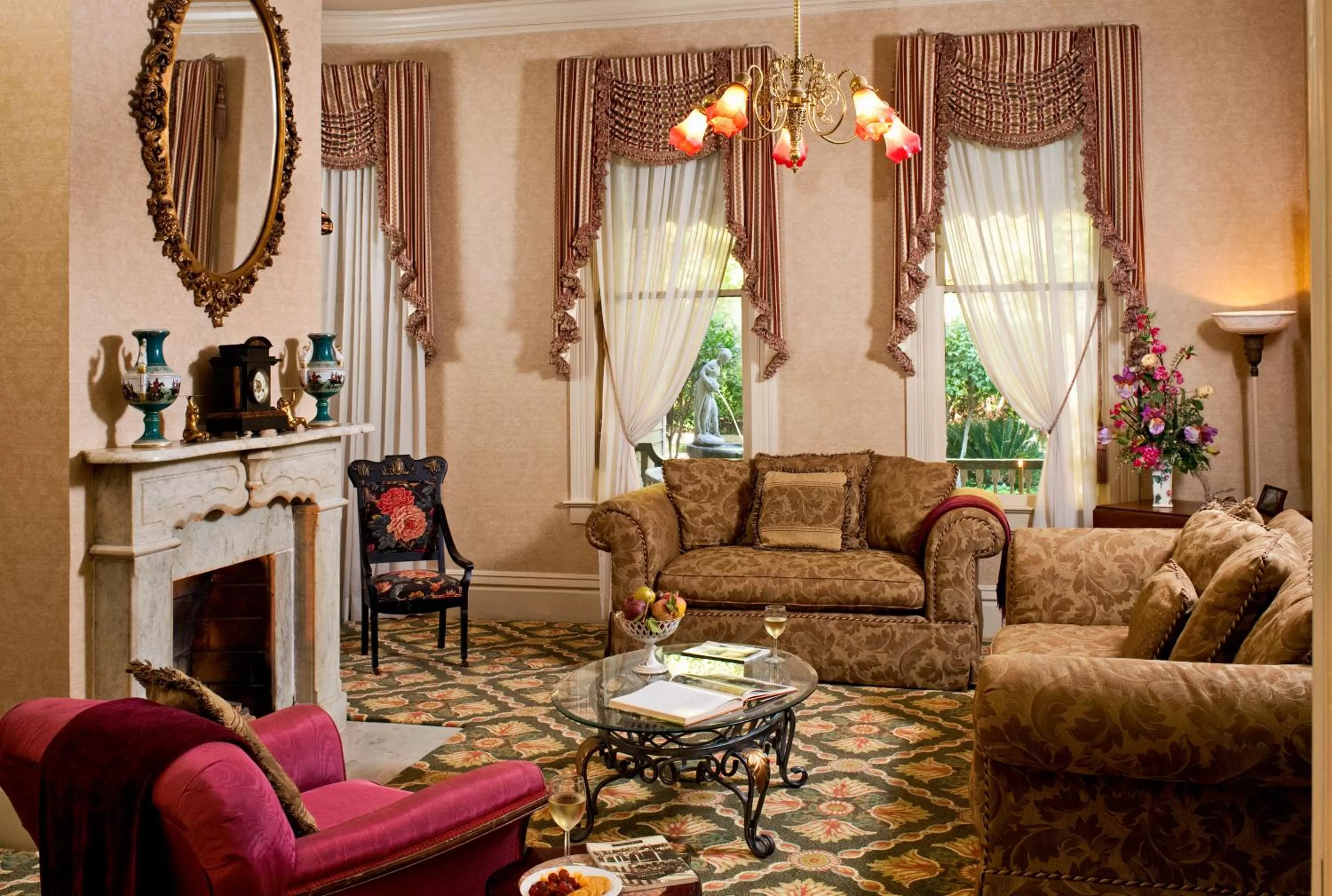 Living room in Devereaux Shields House