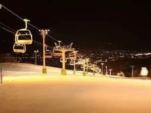 Winter in Resort Inn North Country