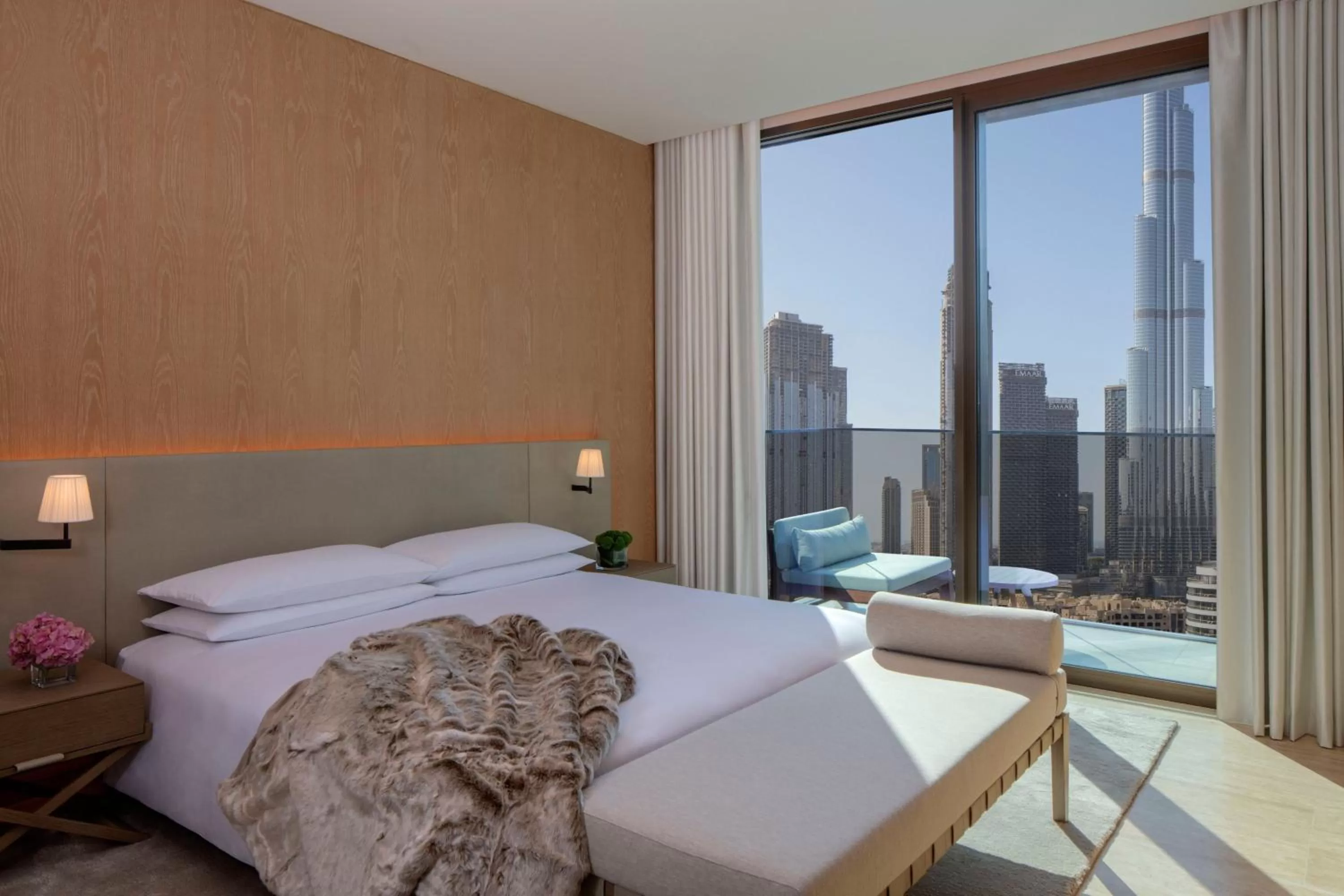 Premier One-Bedroom King Suite with Kitchen, Balcony and Burj Khalifa View in The Dubai EDITION