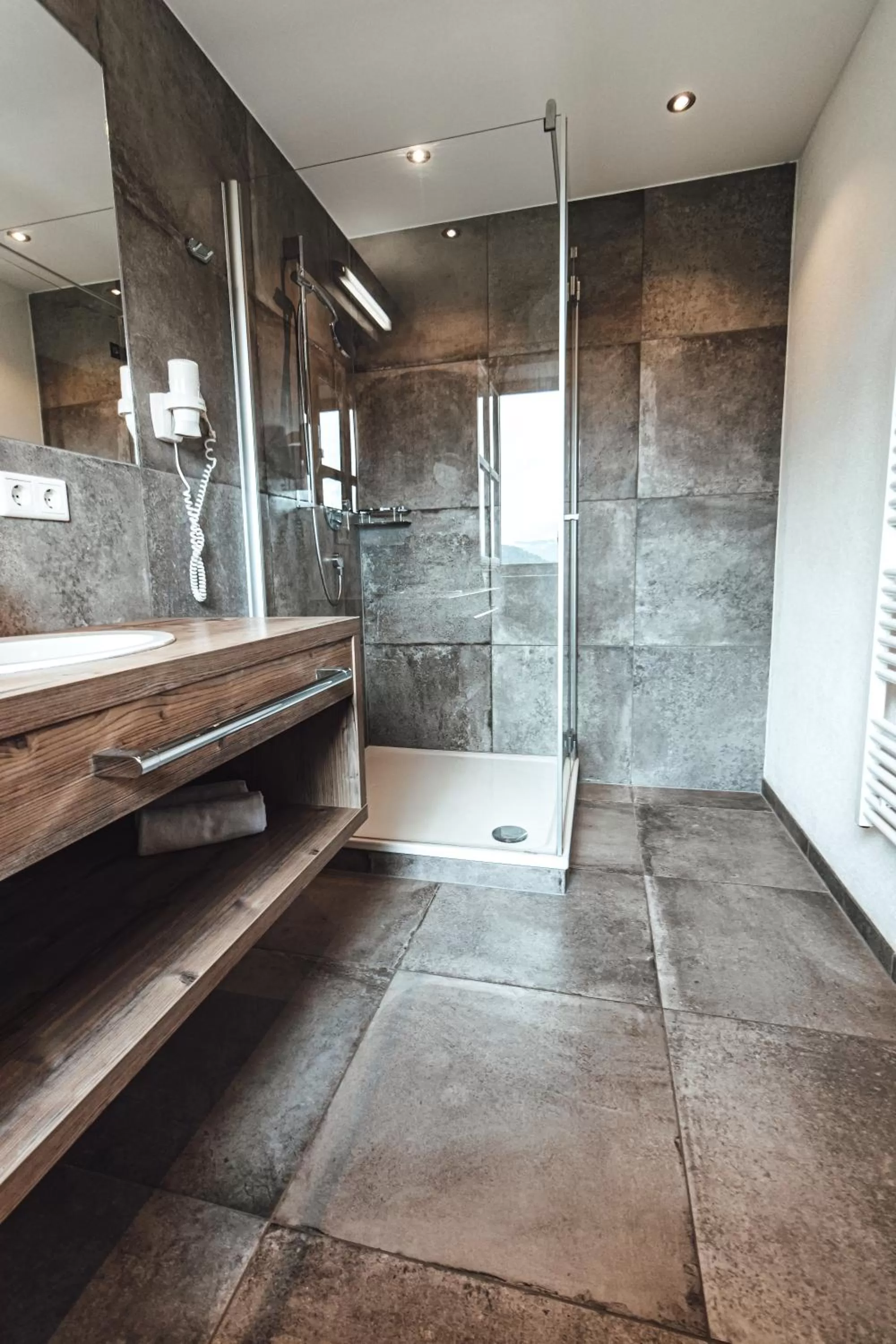 Shower in Farm Hotel Chalet Grosslehen