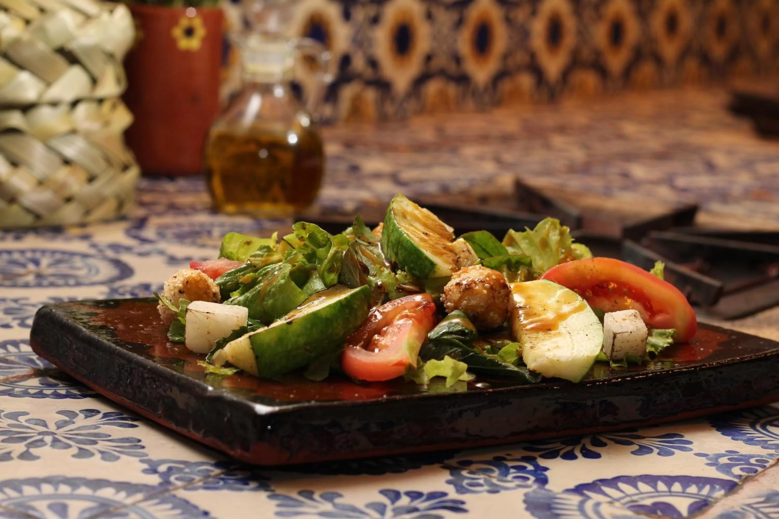 Food and drinks in Hacienda Soltepec Suites Campo de Golf