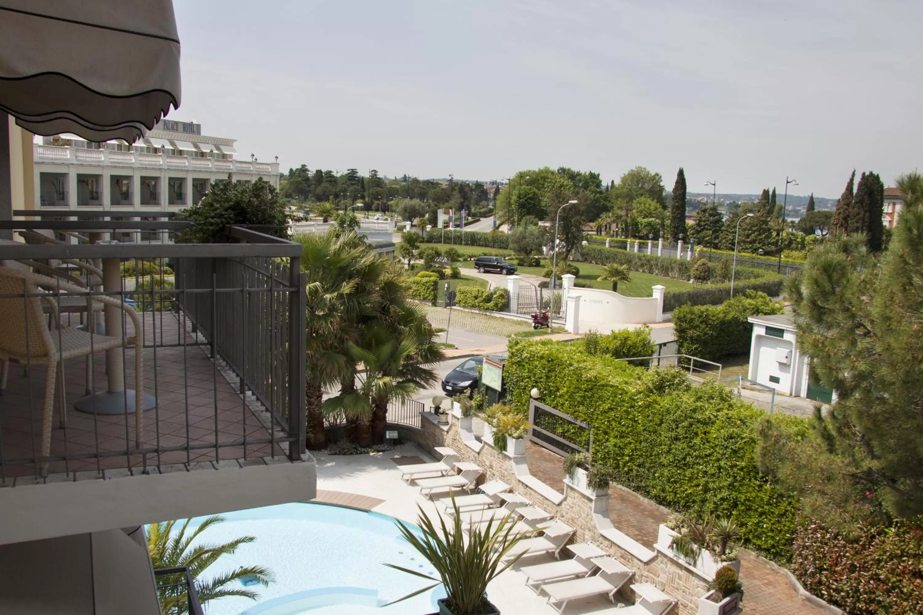 Pool view in Hotel Berta