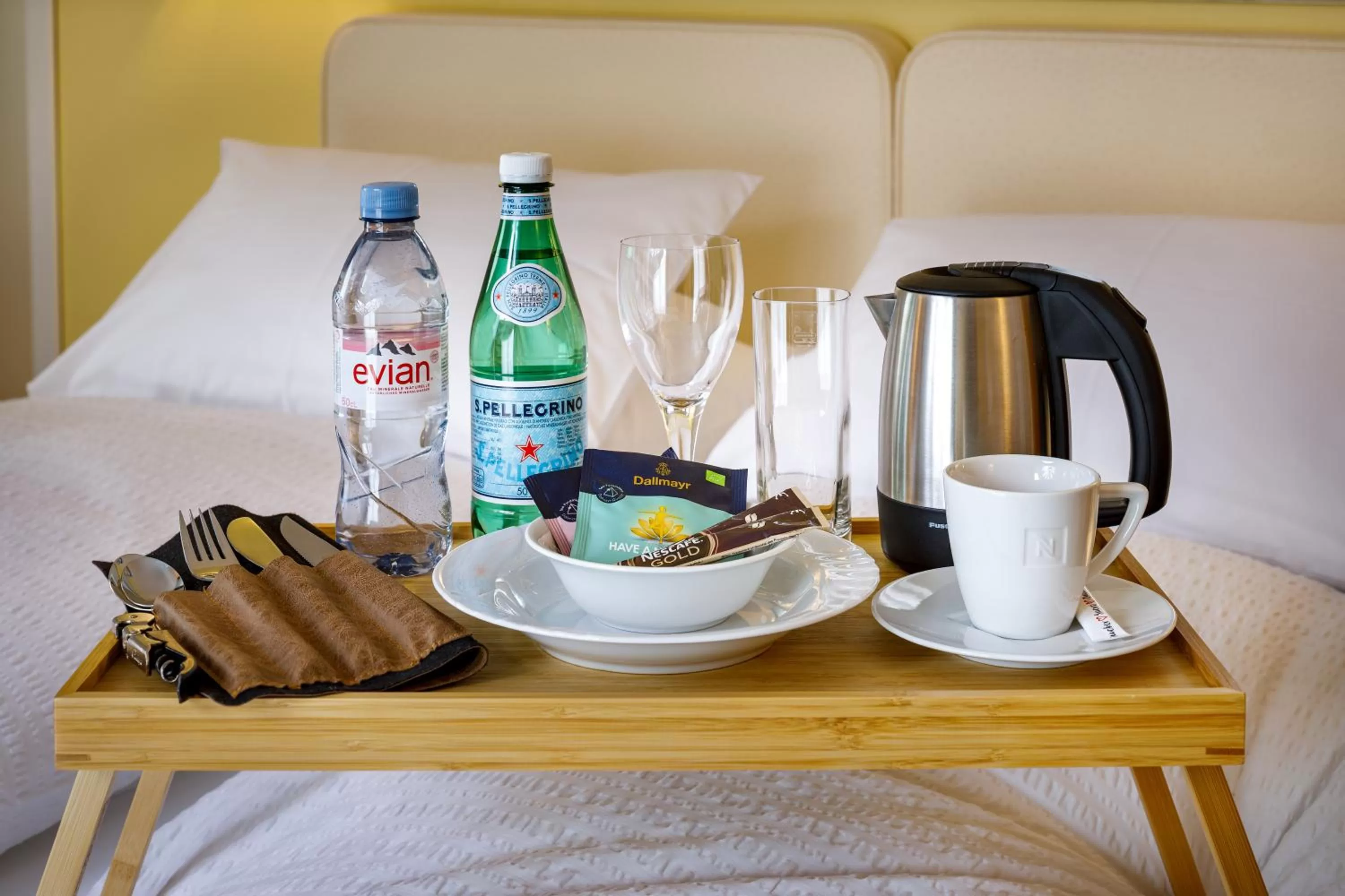 Decorative detail, Bed in Aparthotel Familie Hugenschmidt