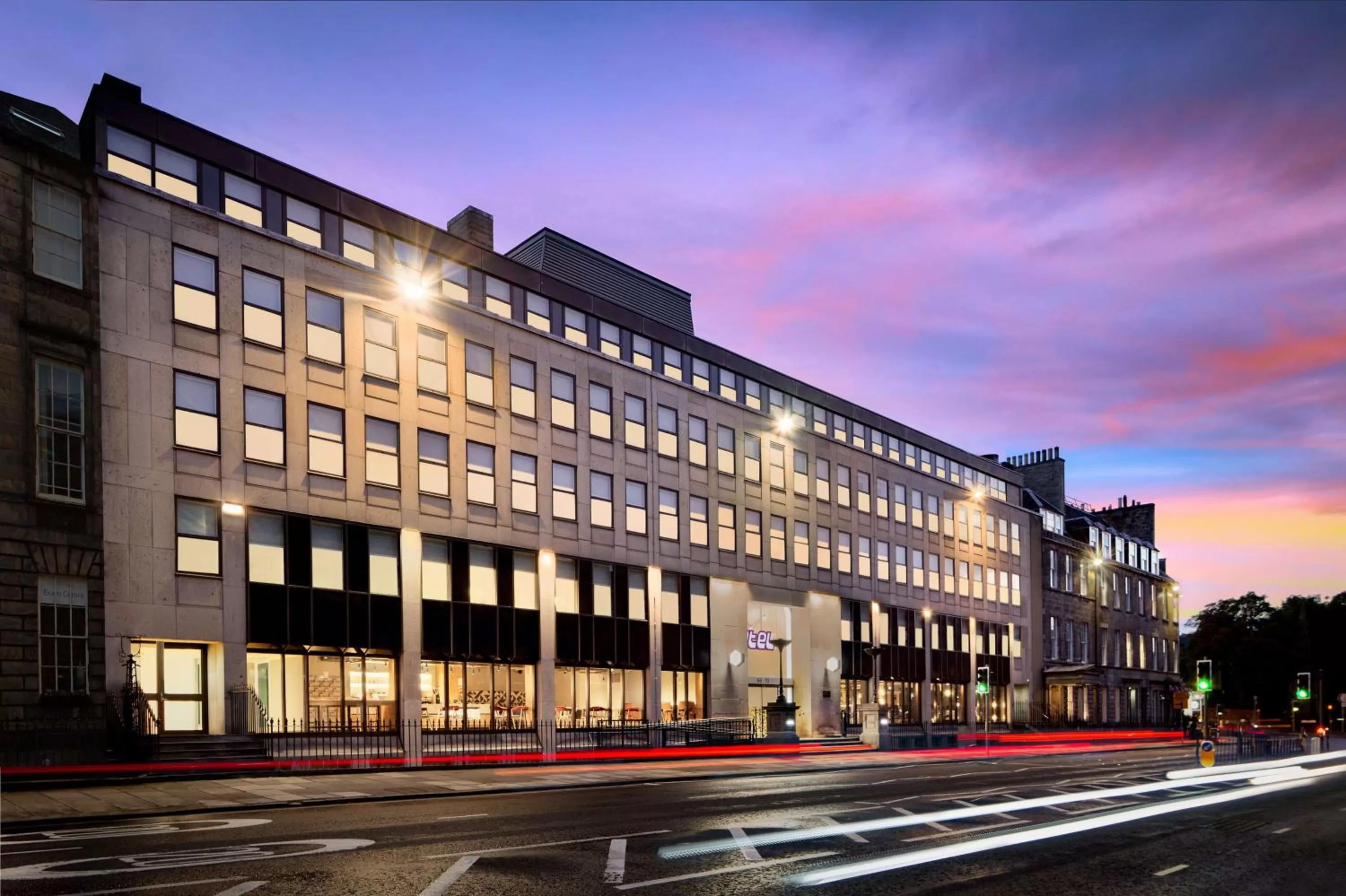 Property building in YOTEL Edinburgh