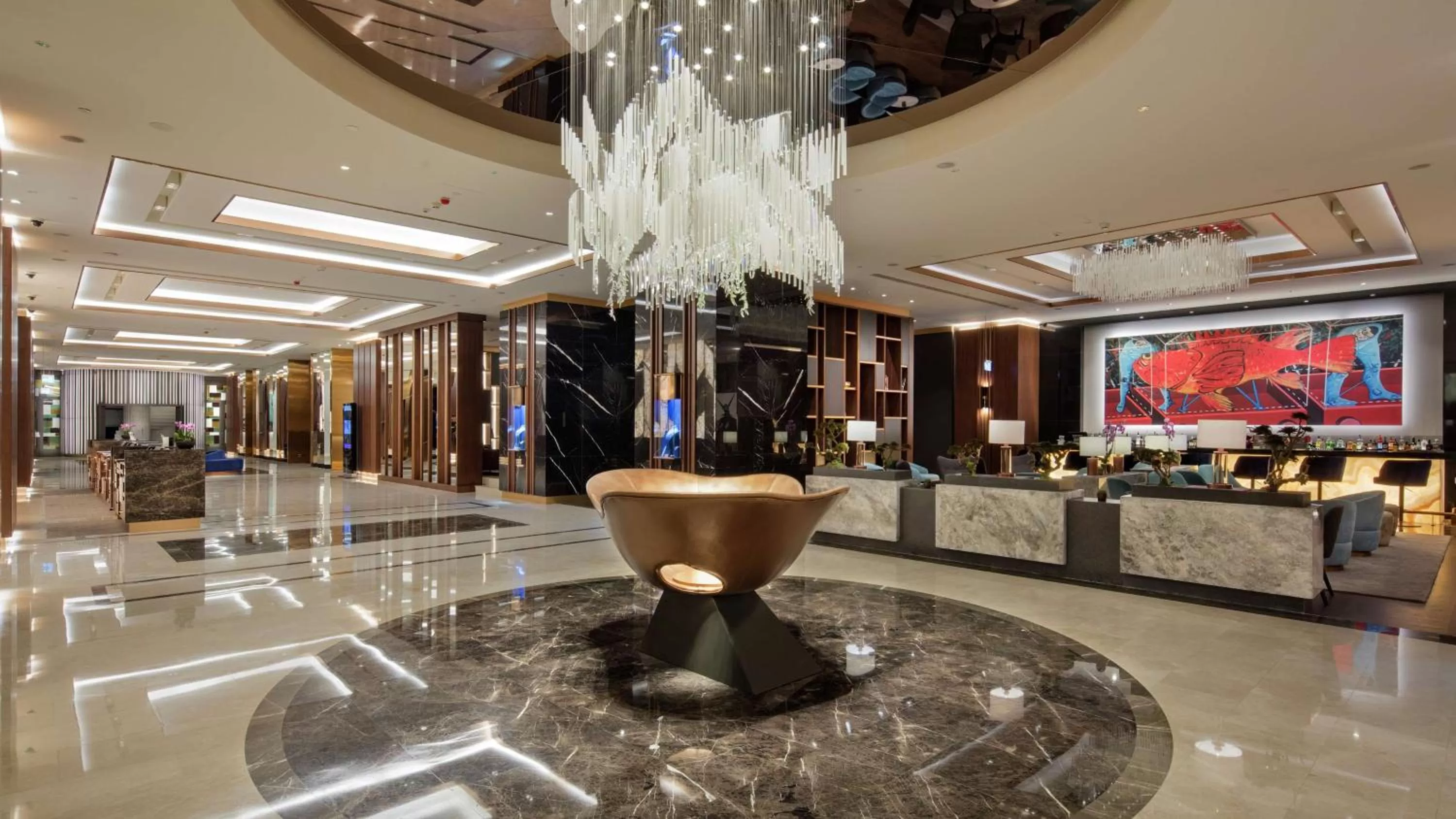 Lobby or reception in Hilton Istanbul Maslak