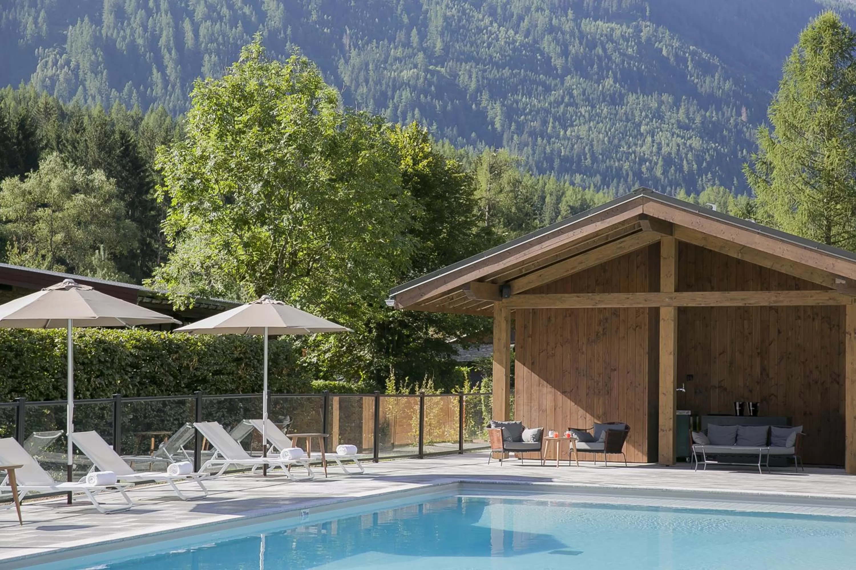 Swimming pool in Excelsior Chamonix Hôtel & Spa