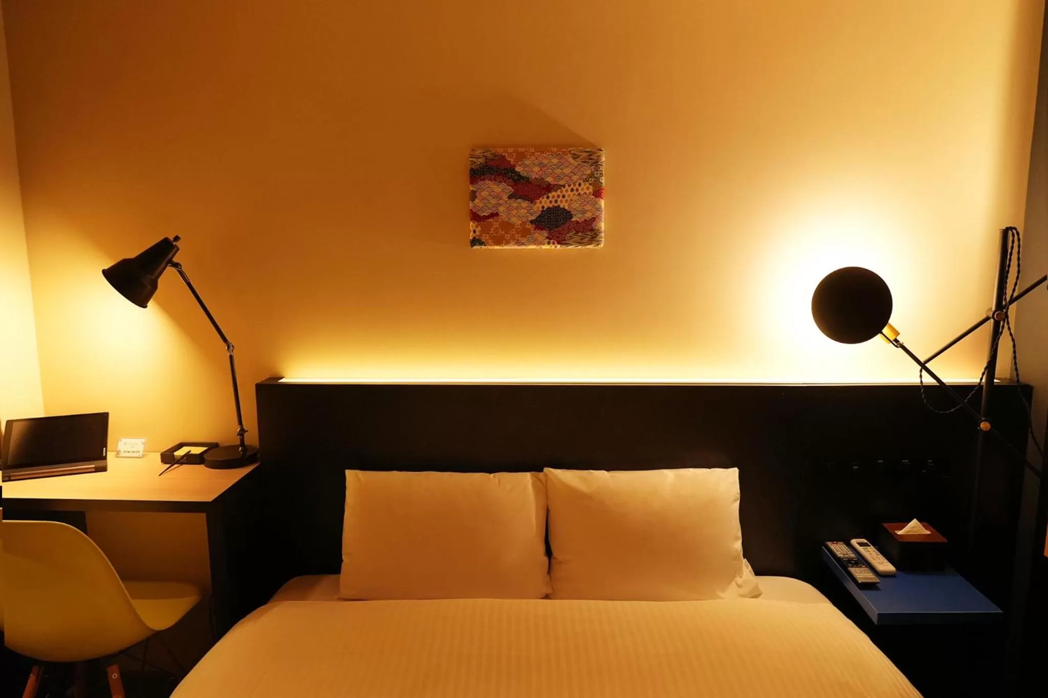 Bed in NPlus Hotel Higashikanda-akihabara