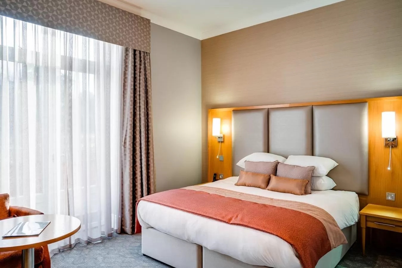 Bed in Oakley Hall Hotel