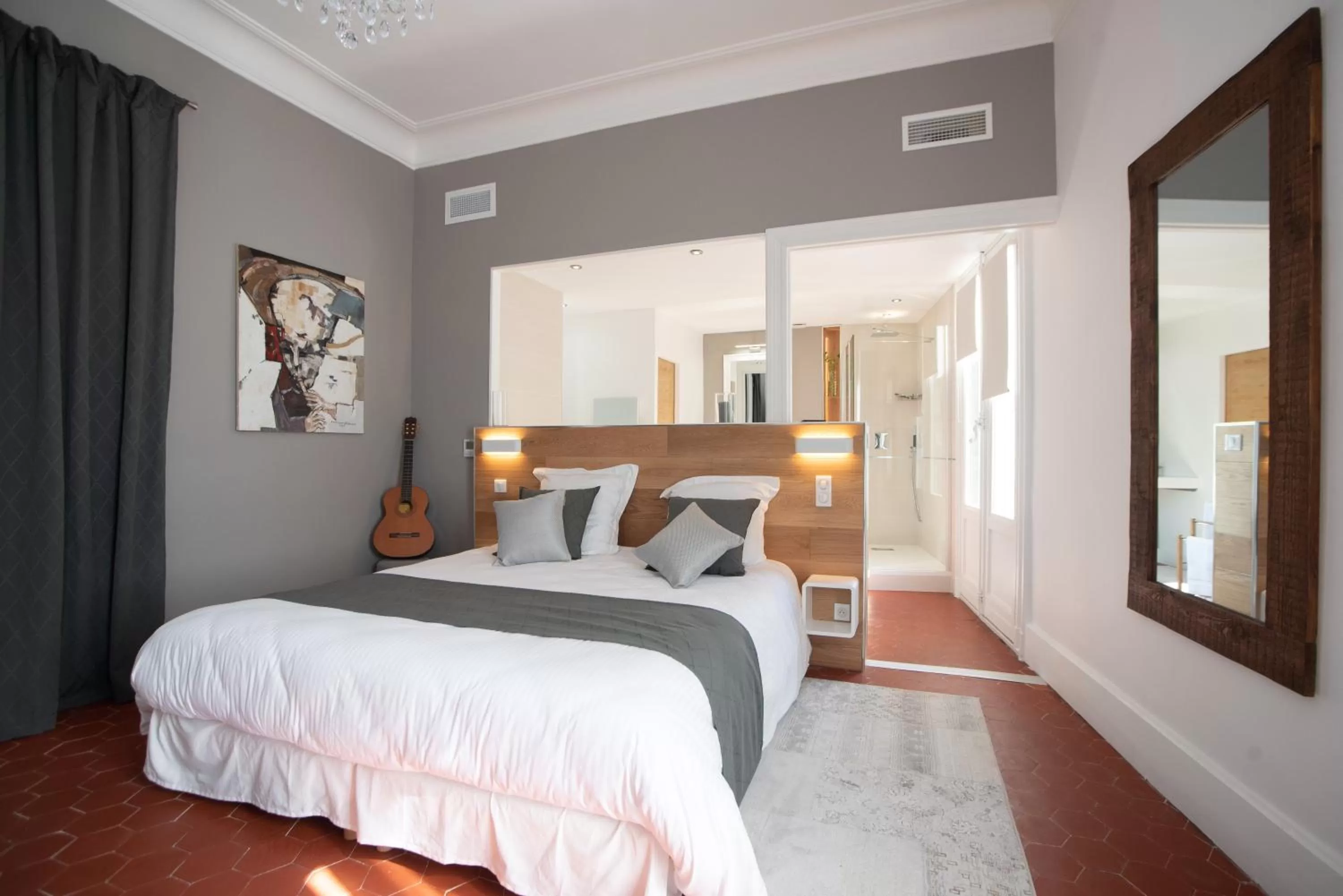 Photo of the whole room, Bed in La Domitia - Maison d'hôtes, massages & bien-être