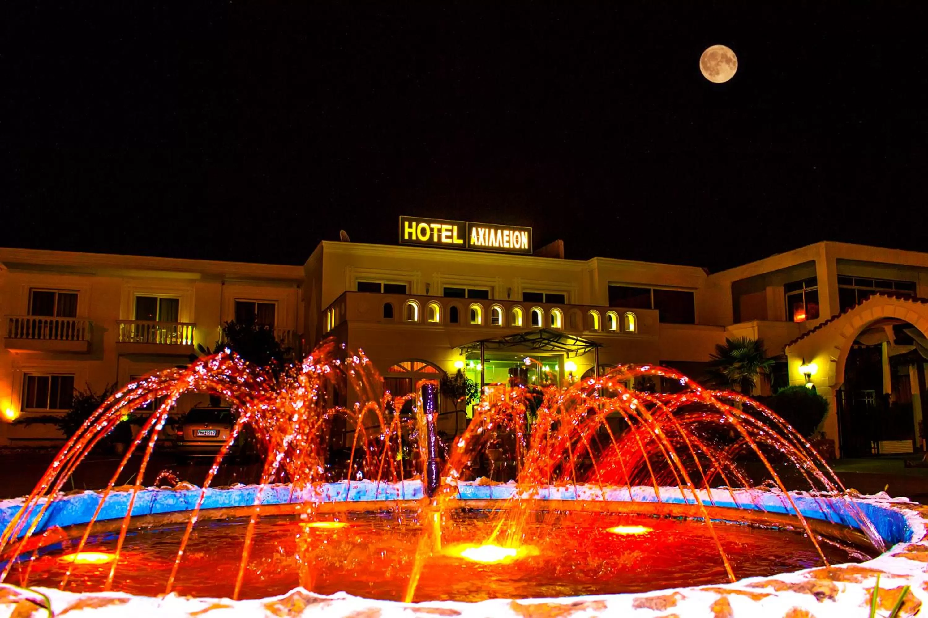 Night in Achillion Palace